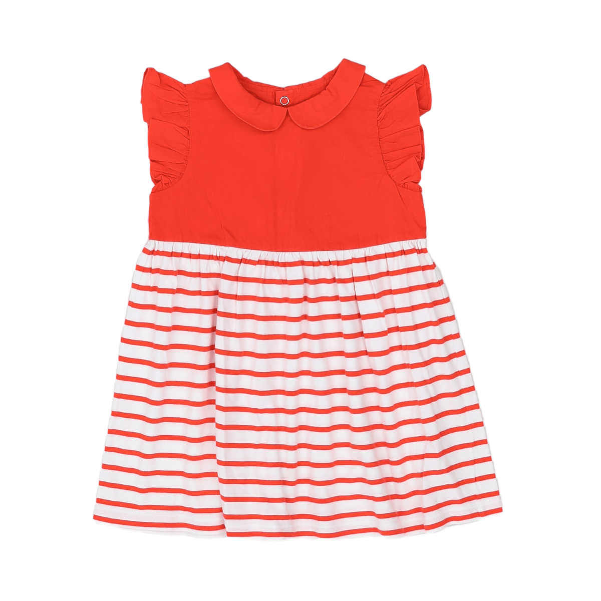Orange baby dress - 24 months JACADI - Seconde Main Orange