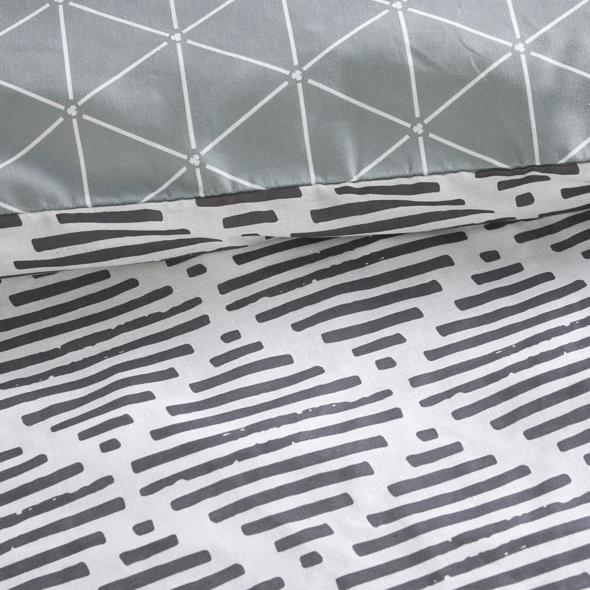 Printed bedding set TODAY LINGE DE MAISON Grey