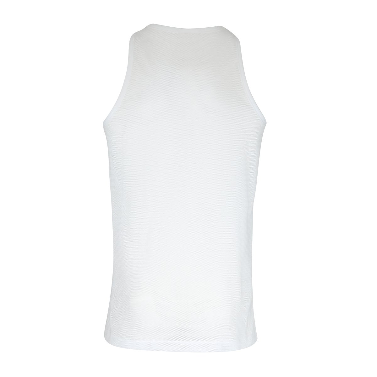 Men's tank top in airy pure cotton mesh by Eminence EMINENCE White