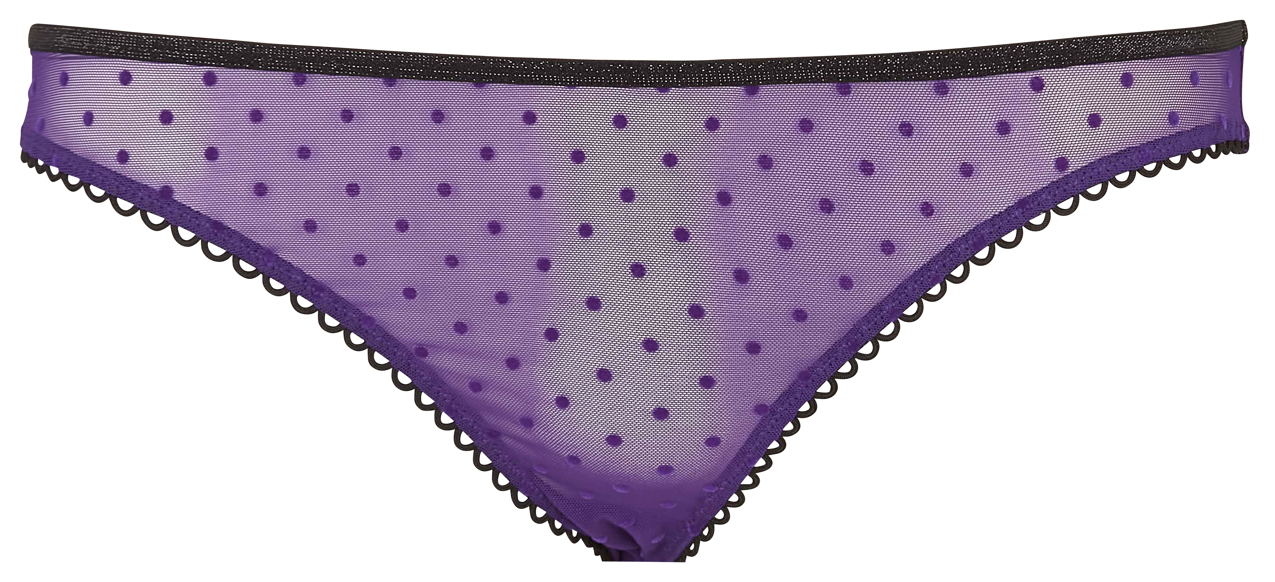 Broek met stippenpatroon LA NOUVELLE Violet