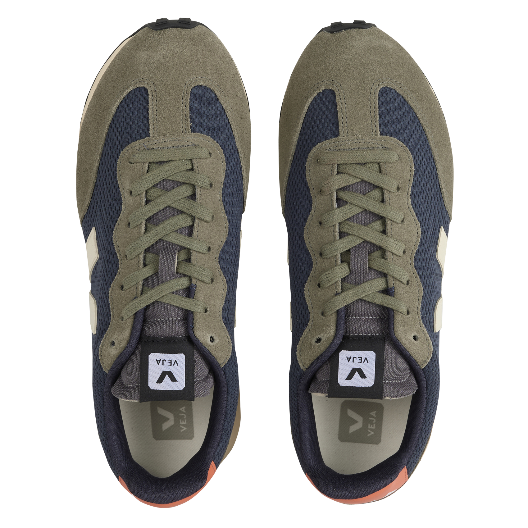 Low-top sneakers made from recycled fibers VEJA Khaki