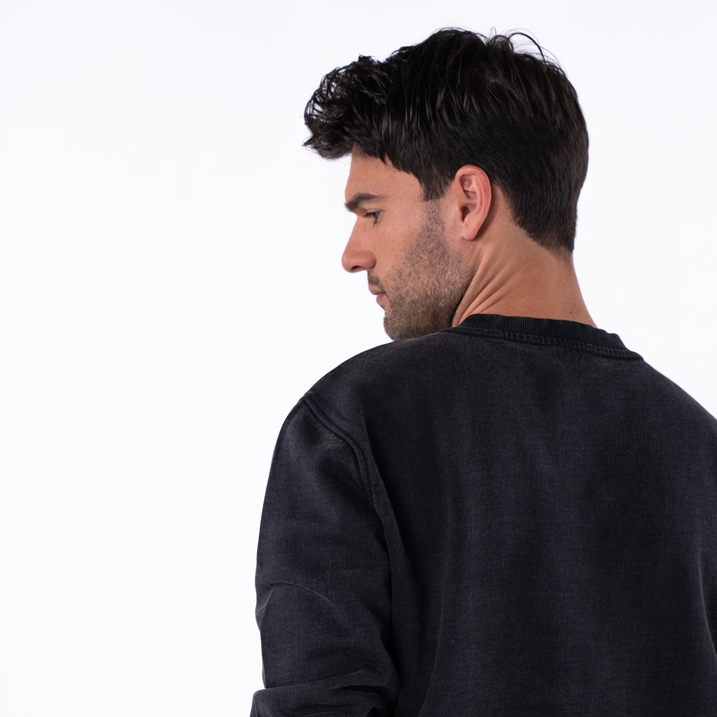 Organic cotton winter sweatshirt BILLYBELT Grey