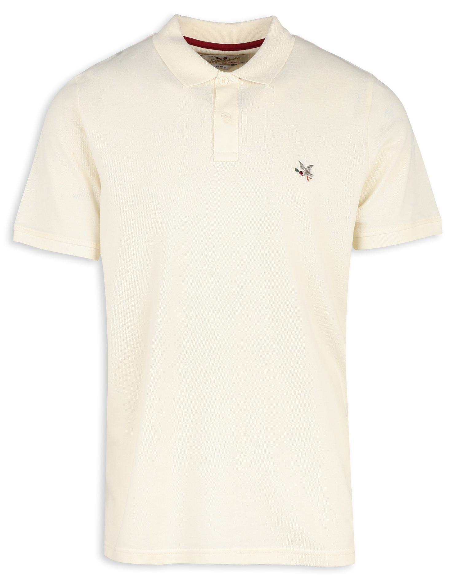 Polo straight-fit brodé en coton bio CHEVIGNON Blanc
