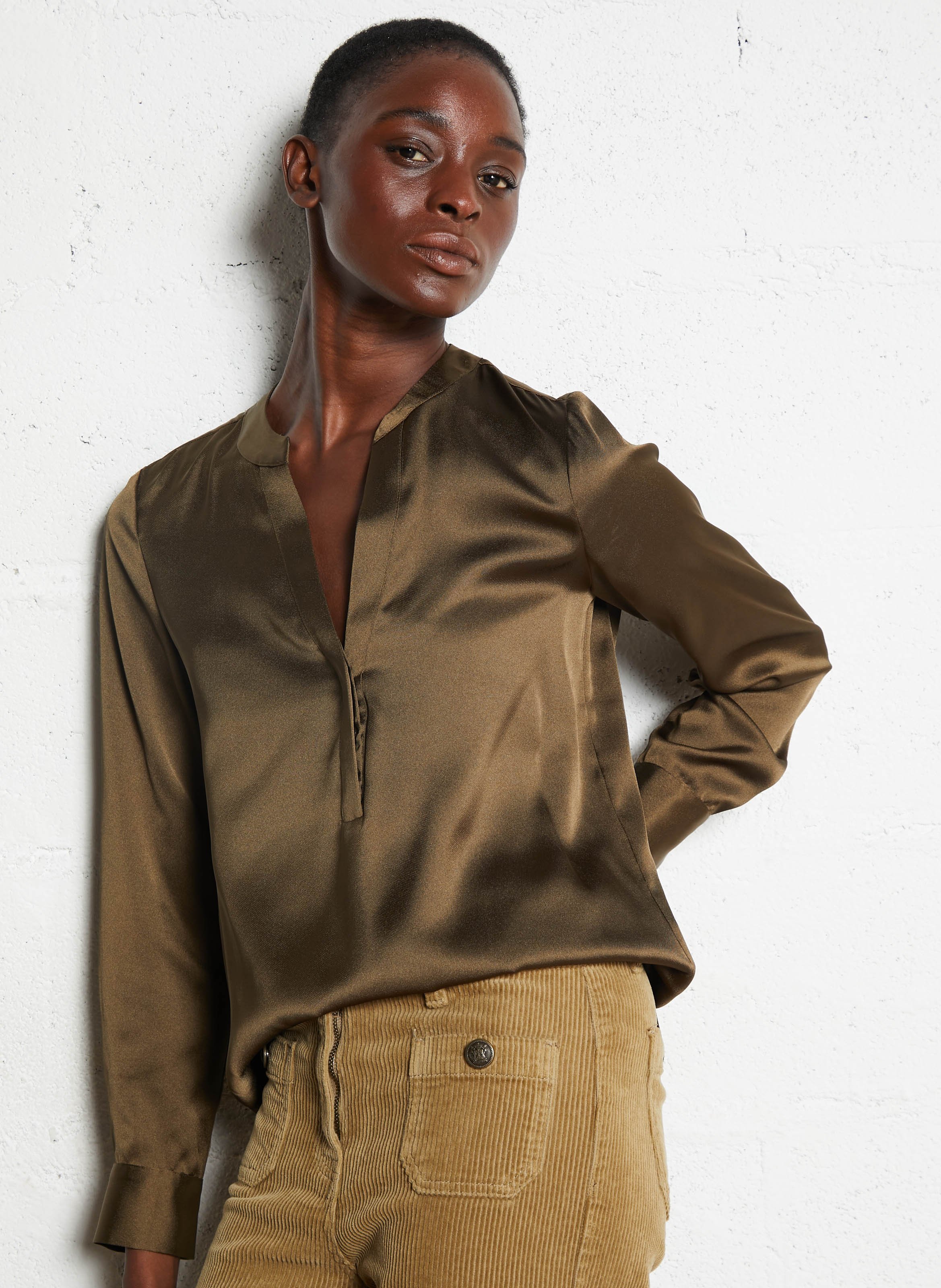 Tunisian collar blouse MAISON 123