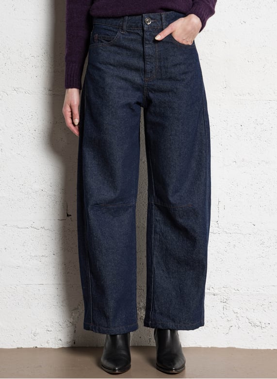Bio katoenen ballonbroek | Blauw by SOEUR Bio katoenen ballonbroek Blauw