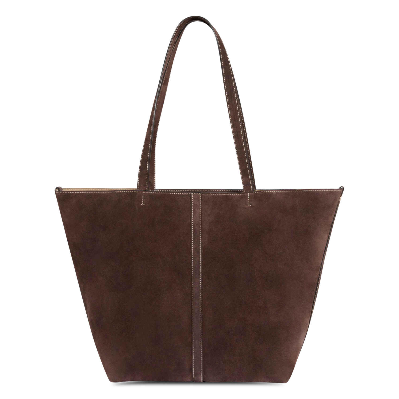 Sac cabas en cuir velours TOTE BAG GM Amer