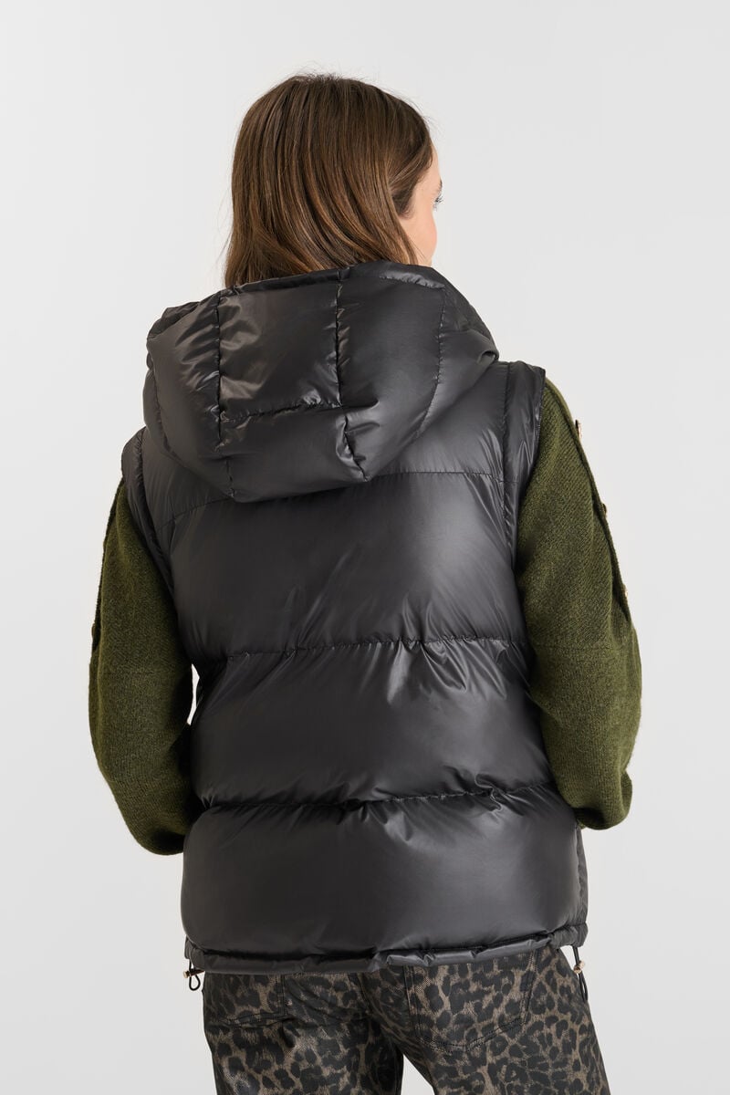 Brookvale Hoody padded jacket LE TEMPS DES CERISES Black