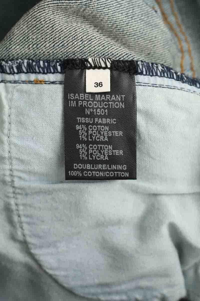- Straight-leg jeans
- 5 pockets
- Straight cut
- Faded effect ISABEL MARANT ÉTOILE - SECONDE MAIN Blue