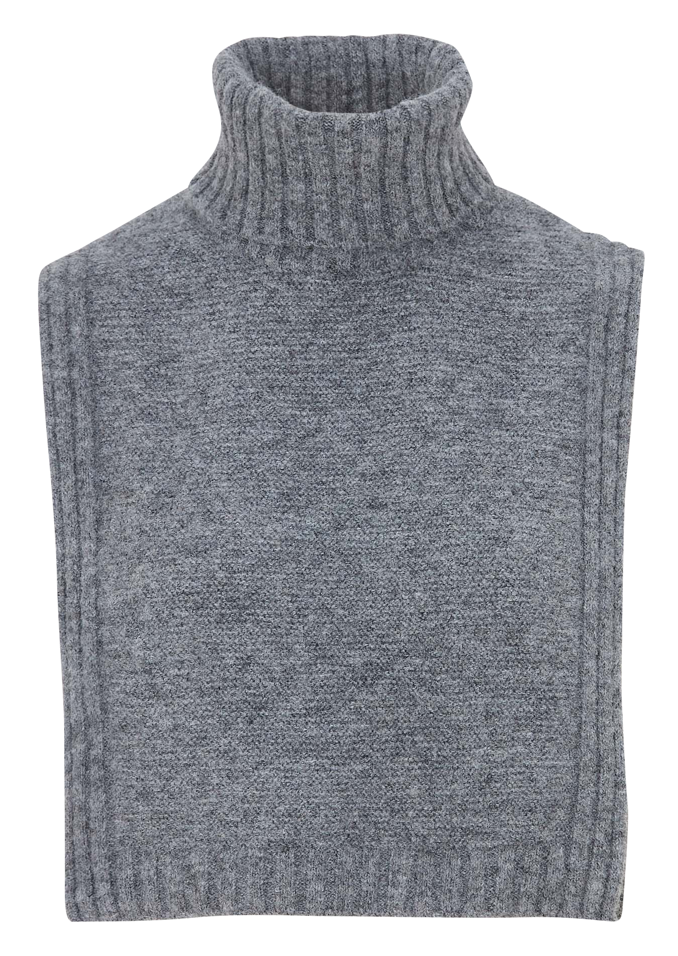 Col roulé amovible uni KOOKAI Gris