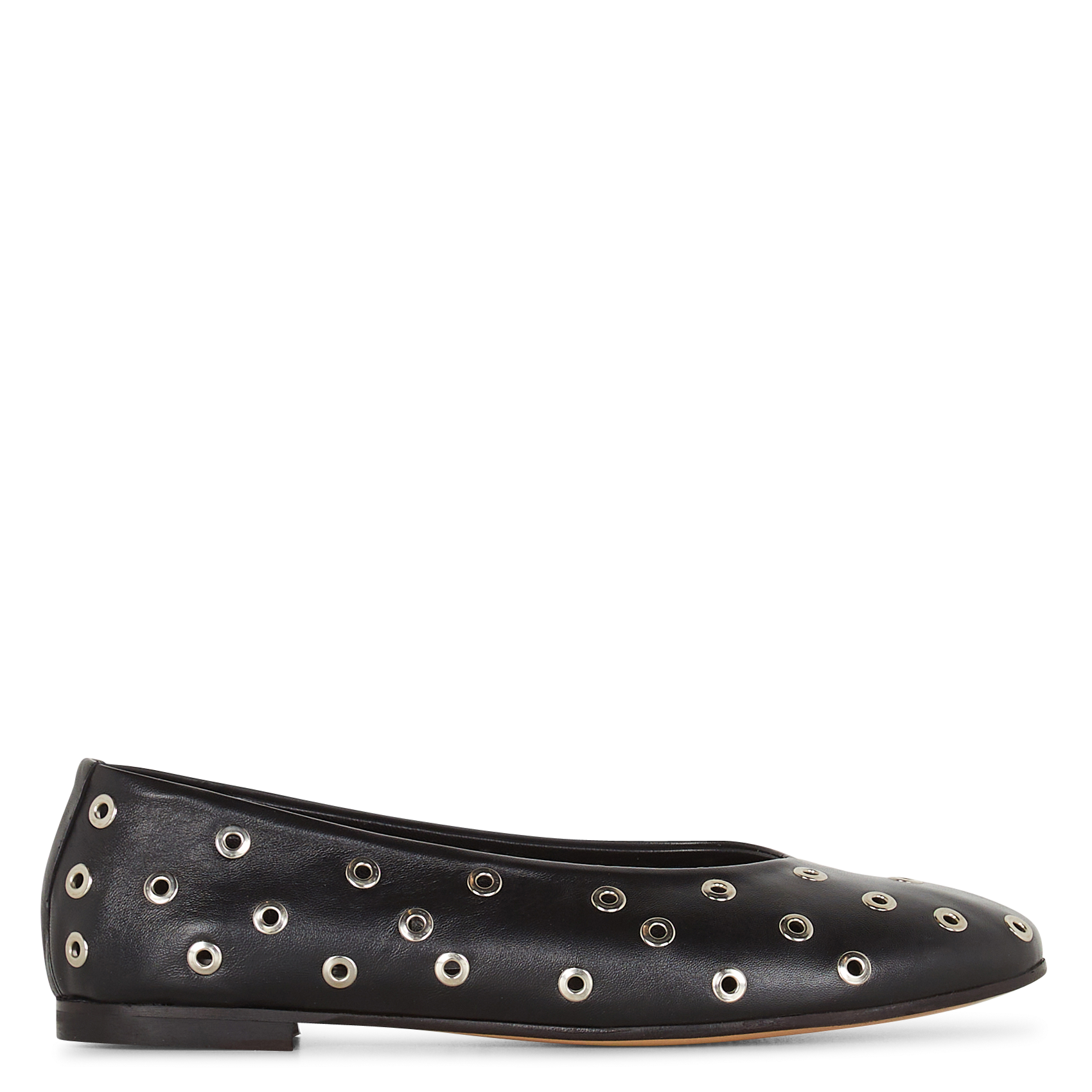 Durchbrochene Lederschuhe MELLOW YELLOW Schwarz