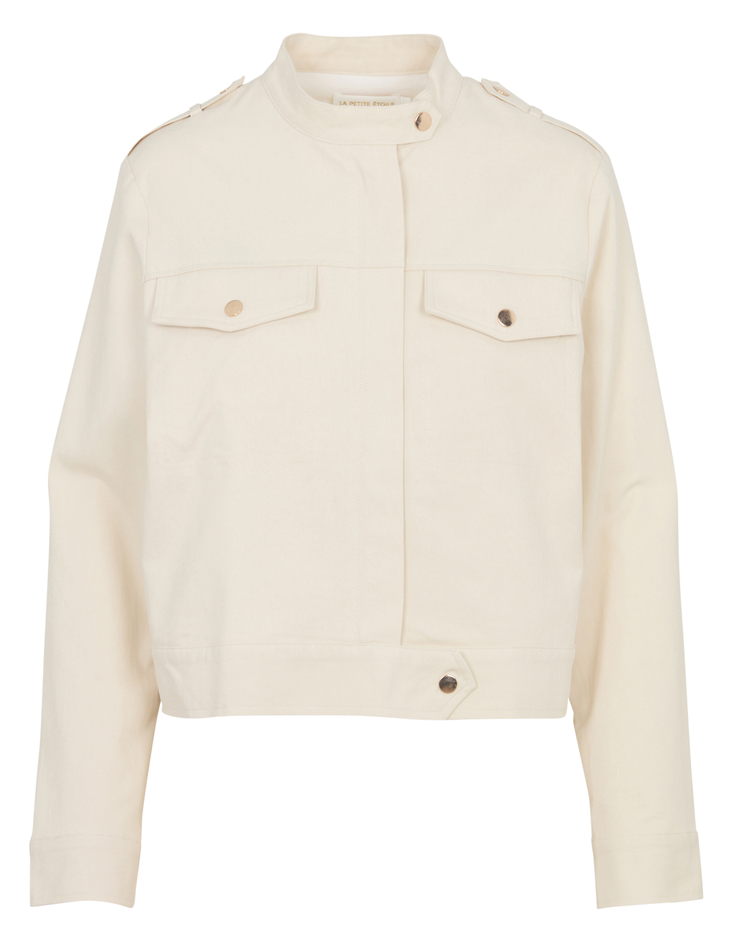 High-neck cotton-blend jacket LA PETITE ETOILE