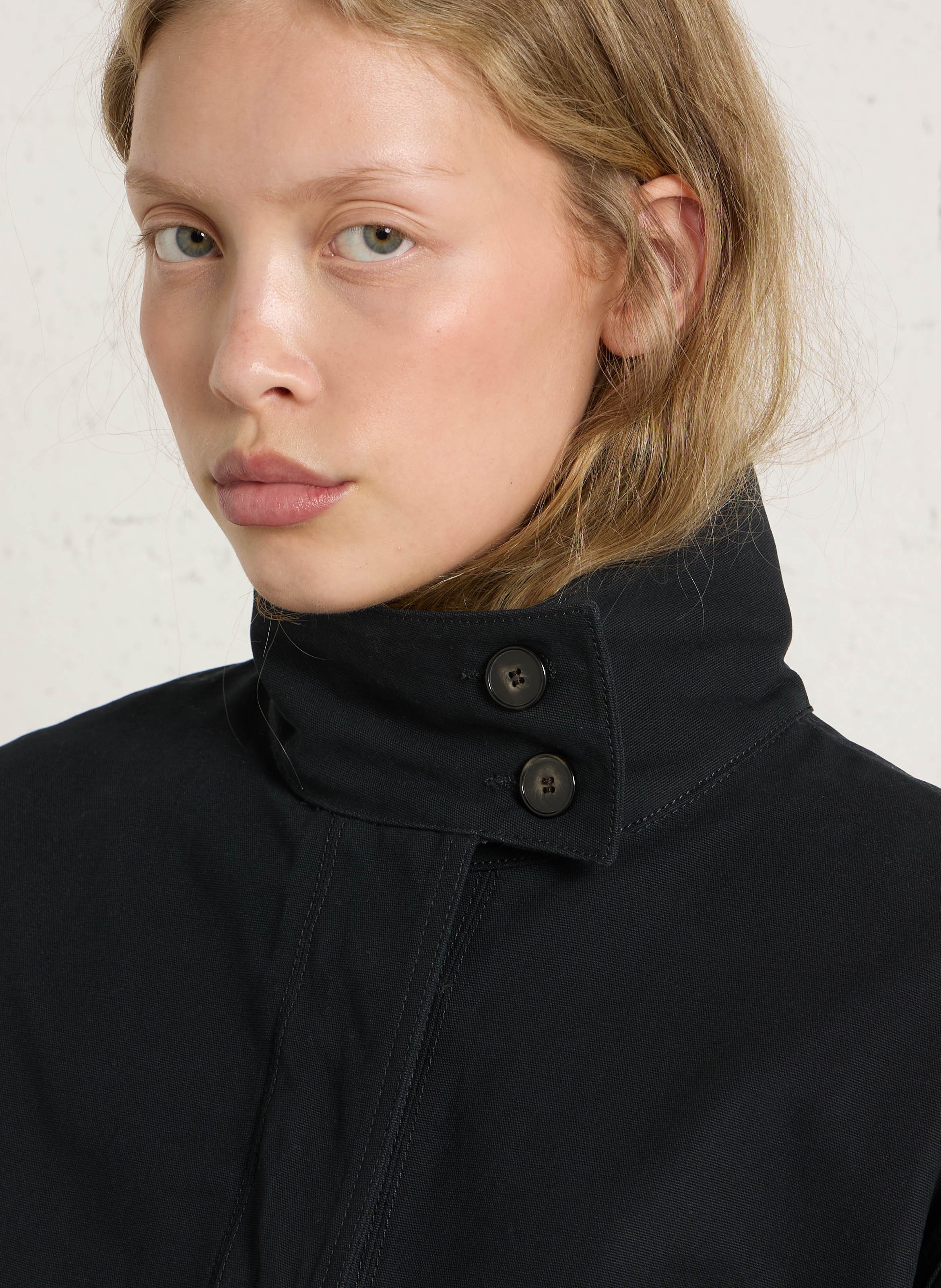 Veste oversize en coton SOEUR Bleu