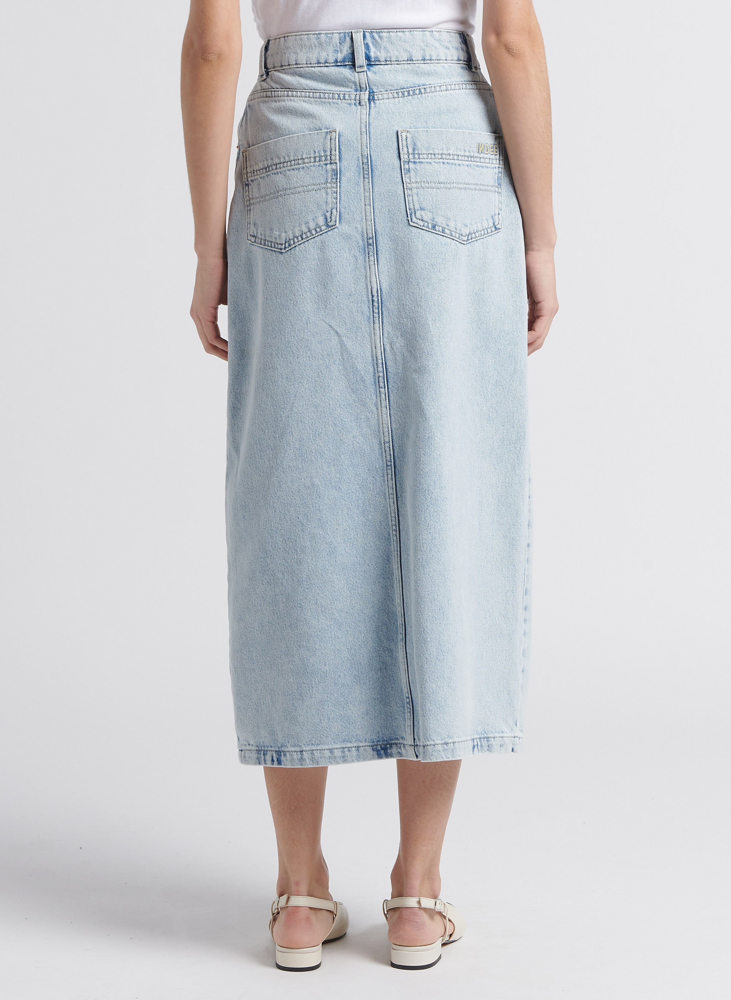 Jupe midi en jean  INDEE Bleu