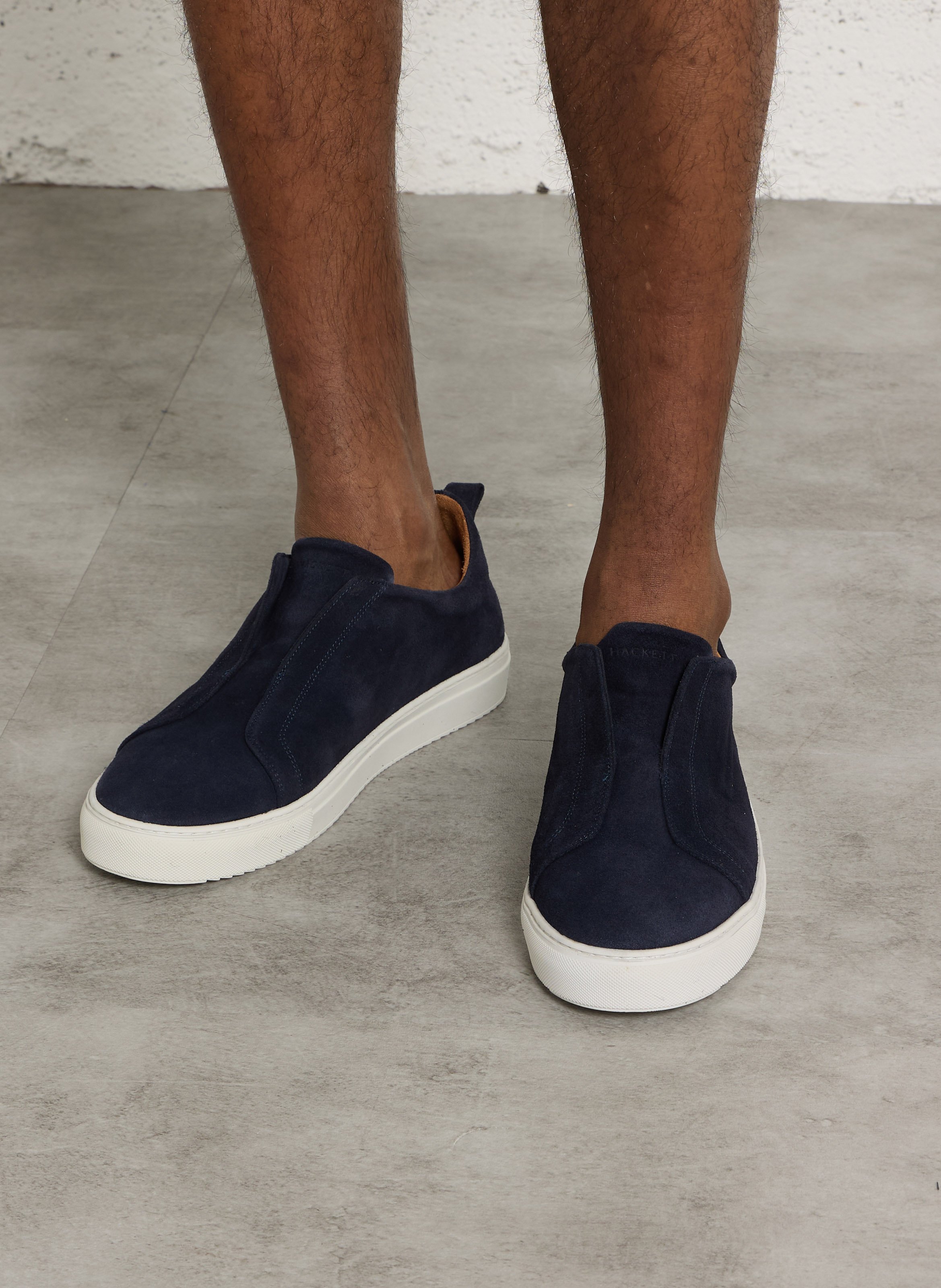 Stadtschuhe aus Wildleder HACKETT Blau