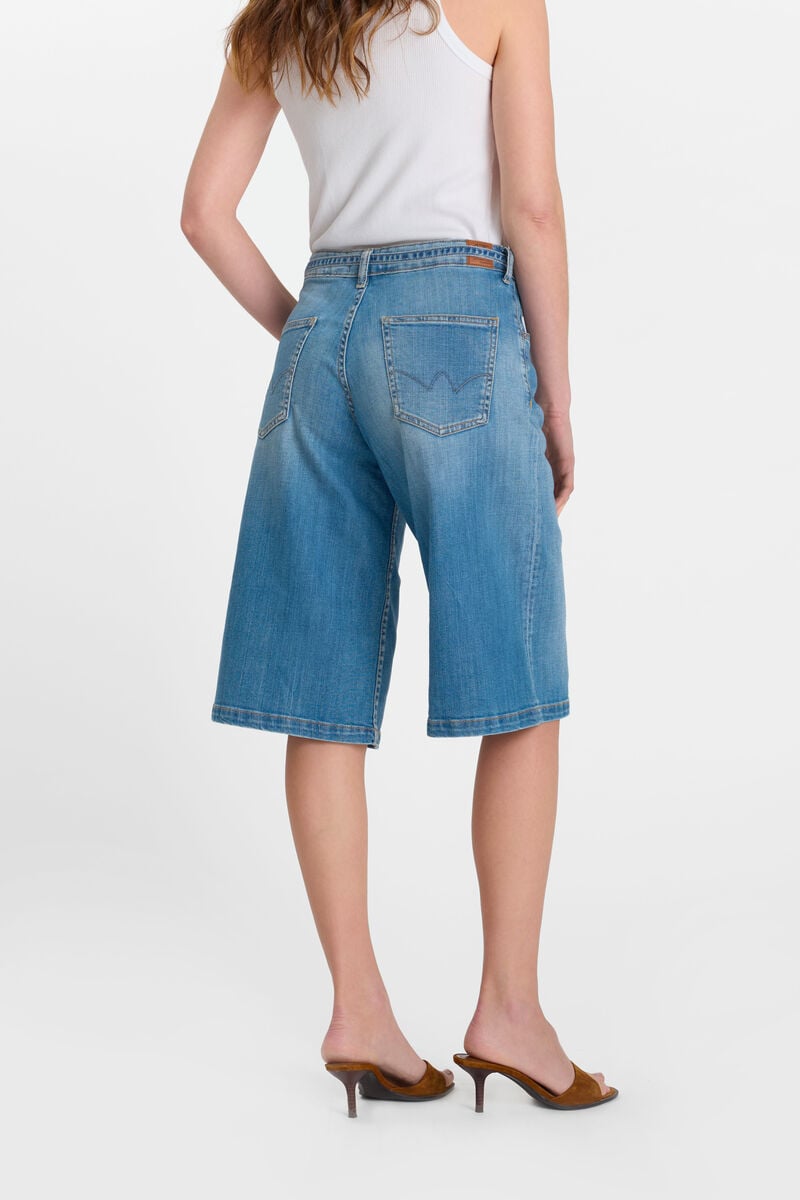 Denim Bermuda Shorts LE TEMPS DES CERISES Blue