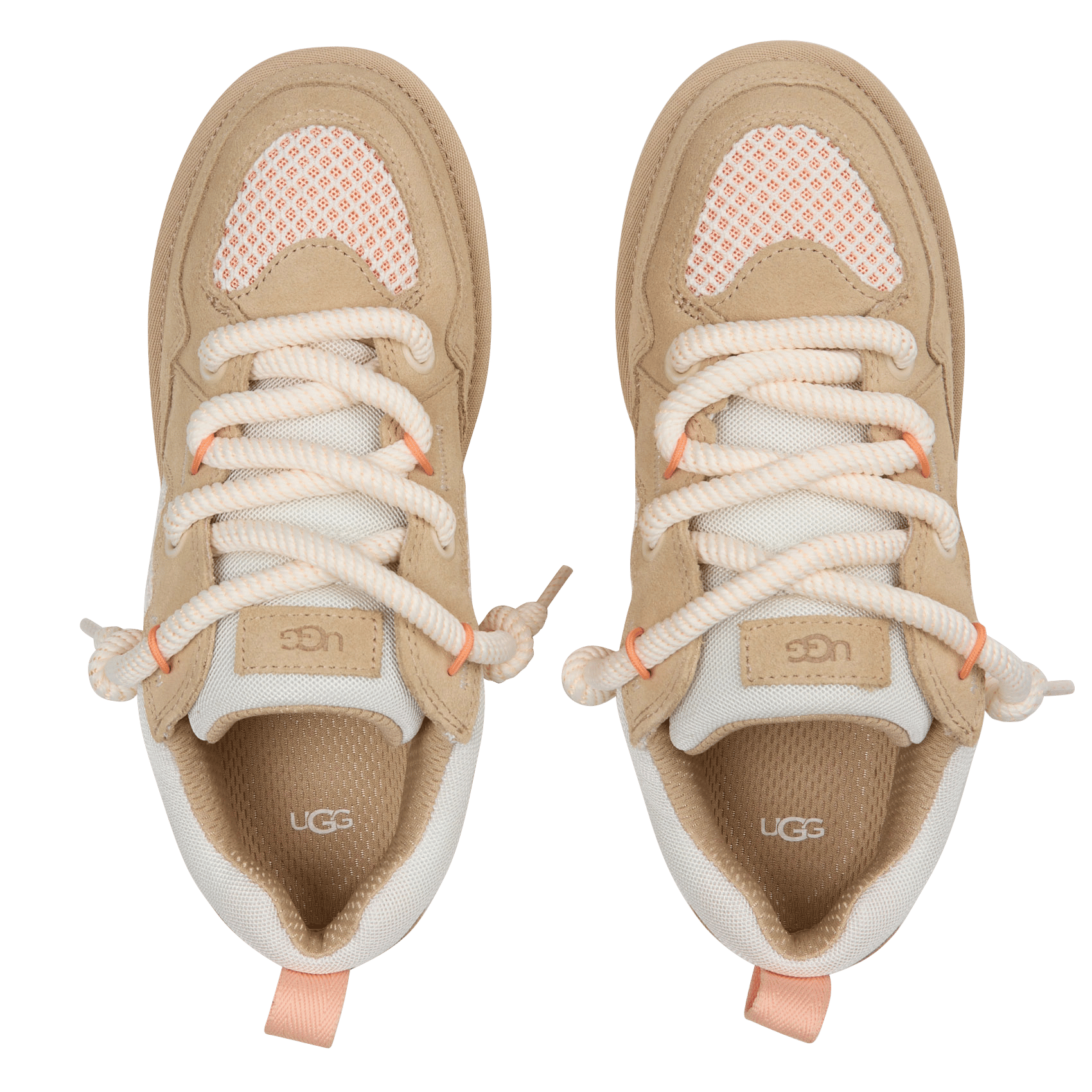 Low-top leather mix sneakers UGG Multicolored