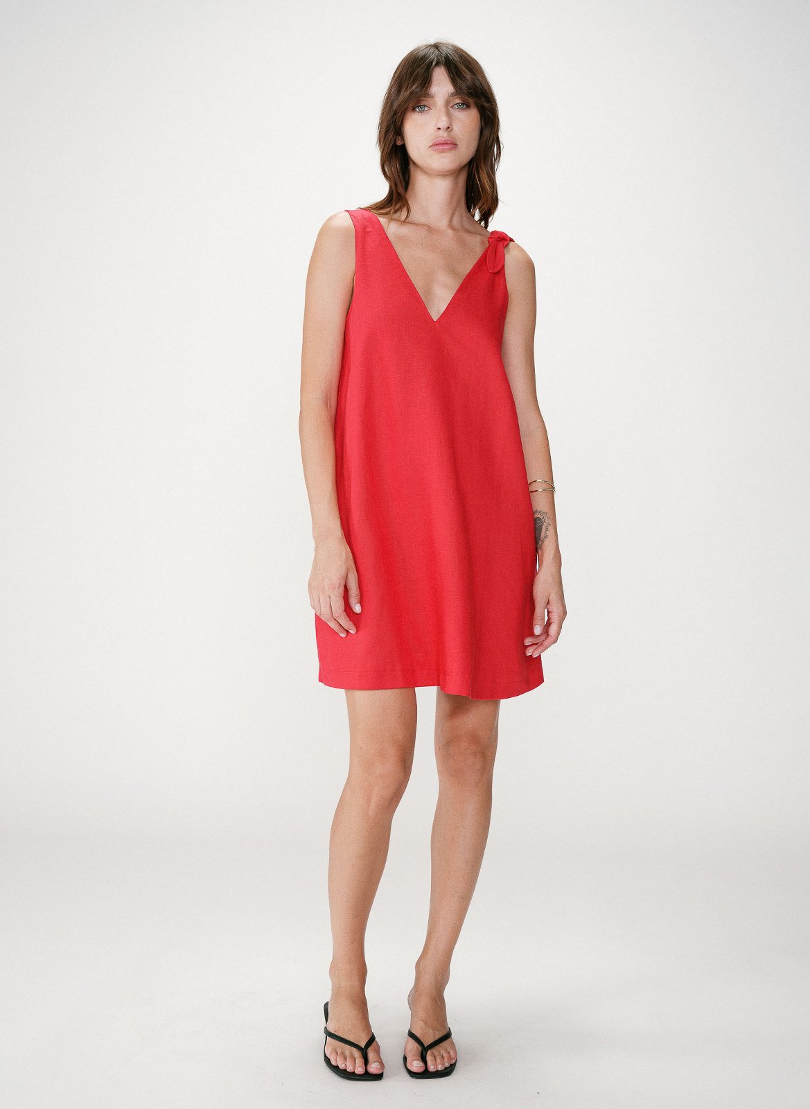 Korte jurk met V-hals GRACE ET MILA