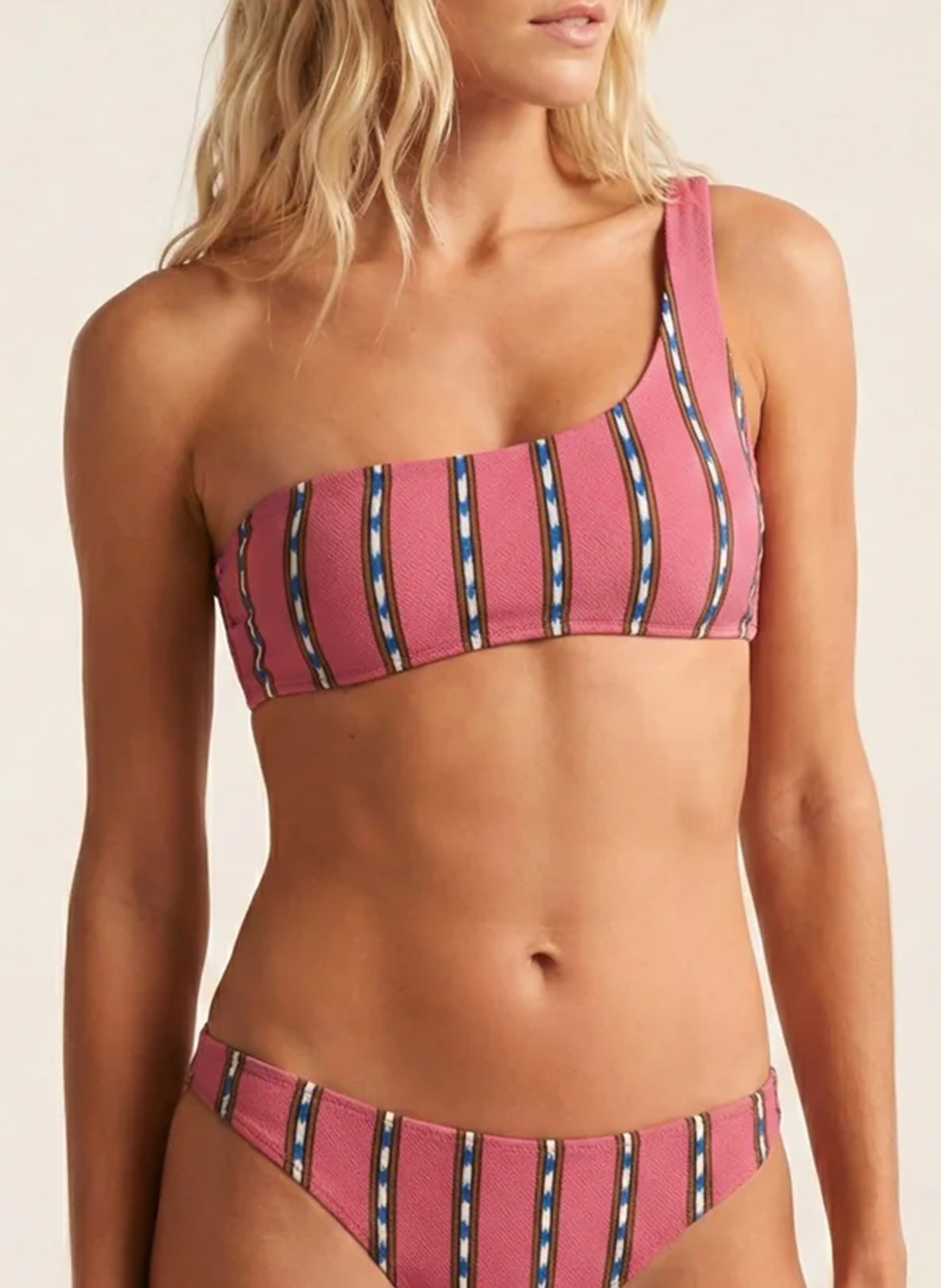 Asymmetric bikini top ROBIN COLLECTION Multicolored