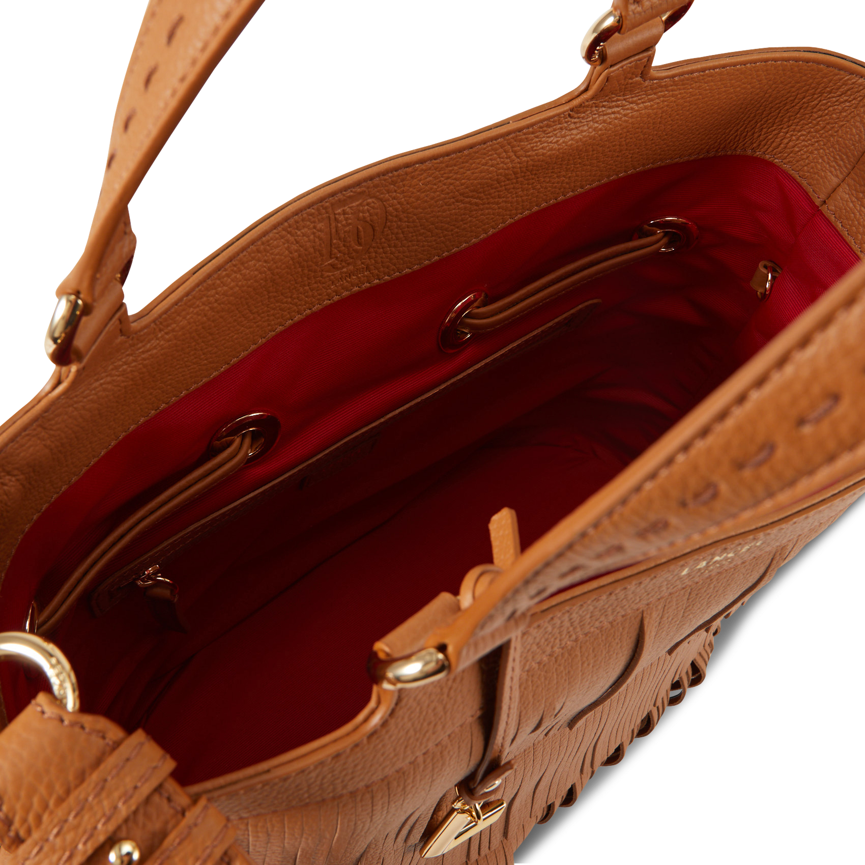Beuteltasche aus Leder LANCEL Beige