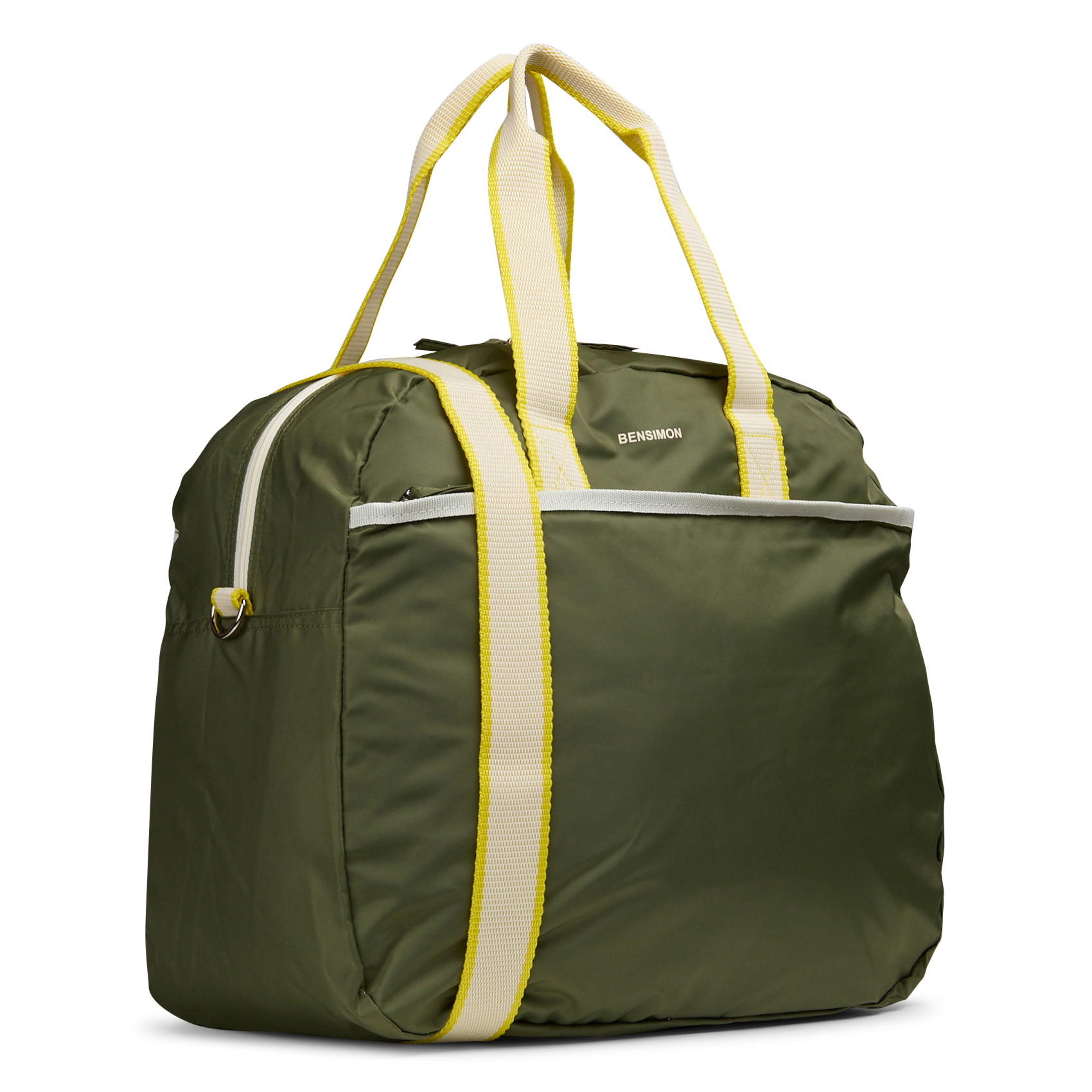 Einfarbige Einkaufstasche BENSIMON Khaki