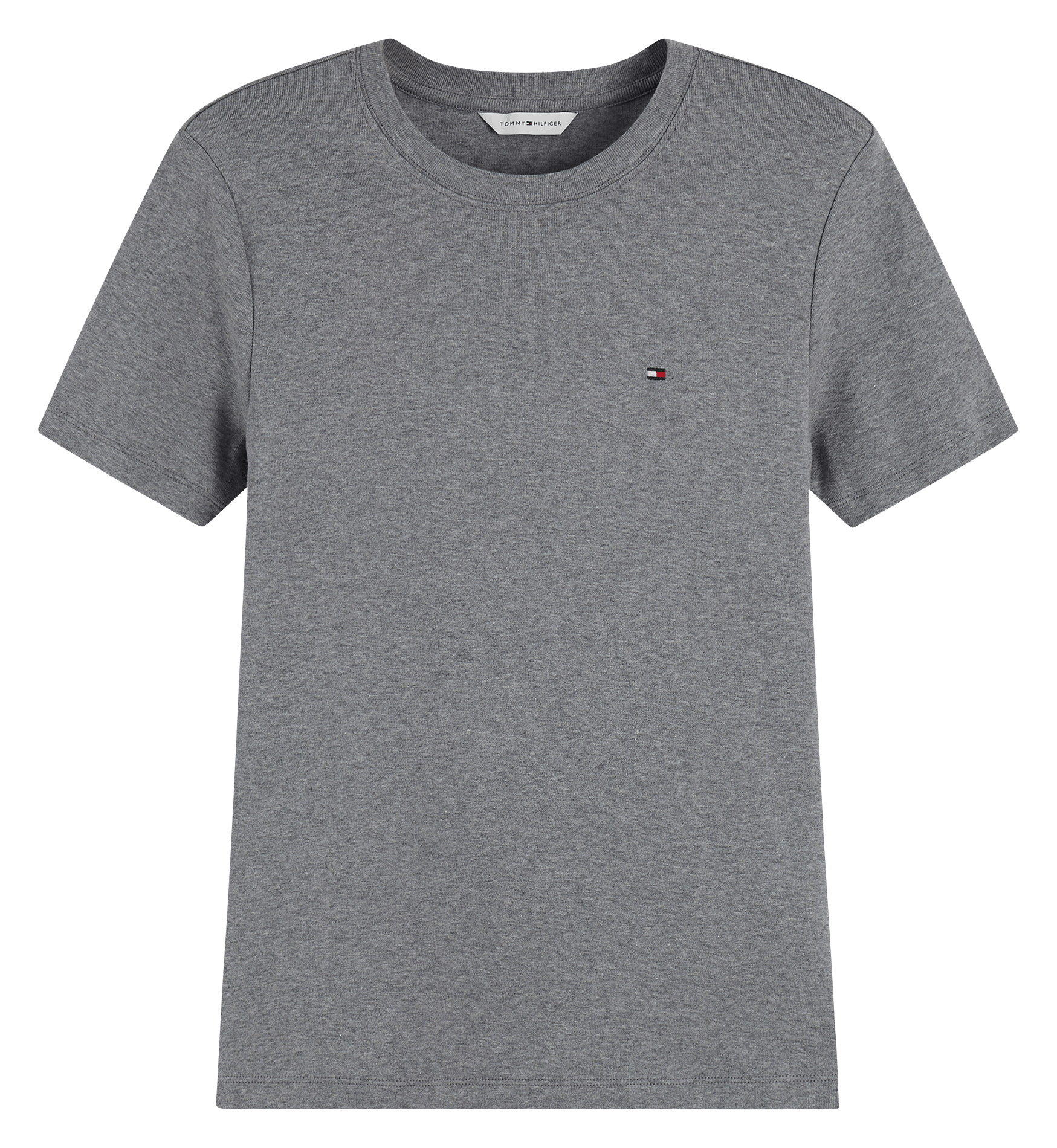 Tailliertes T-Shirt mit Streifen aus Baumwolle TOMMY HILFIGER