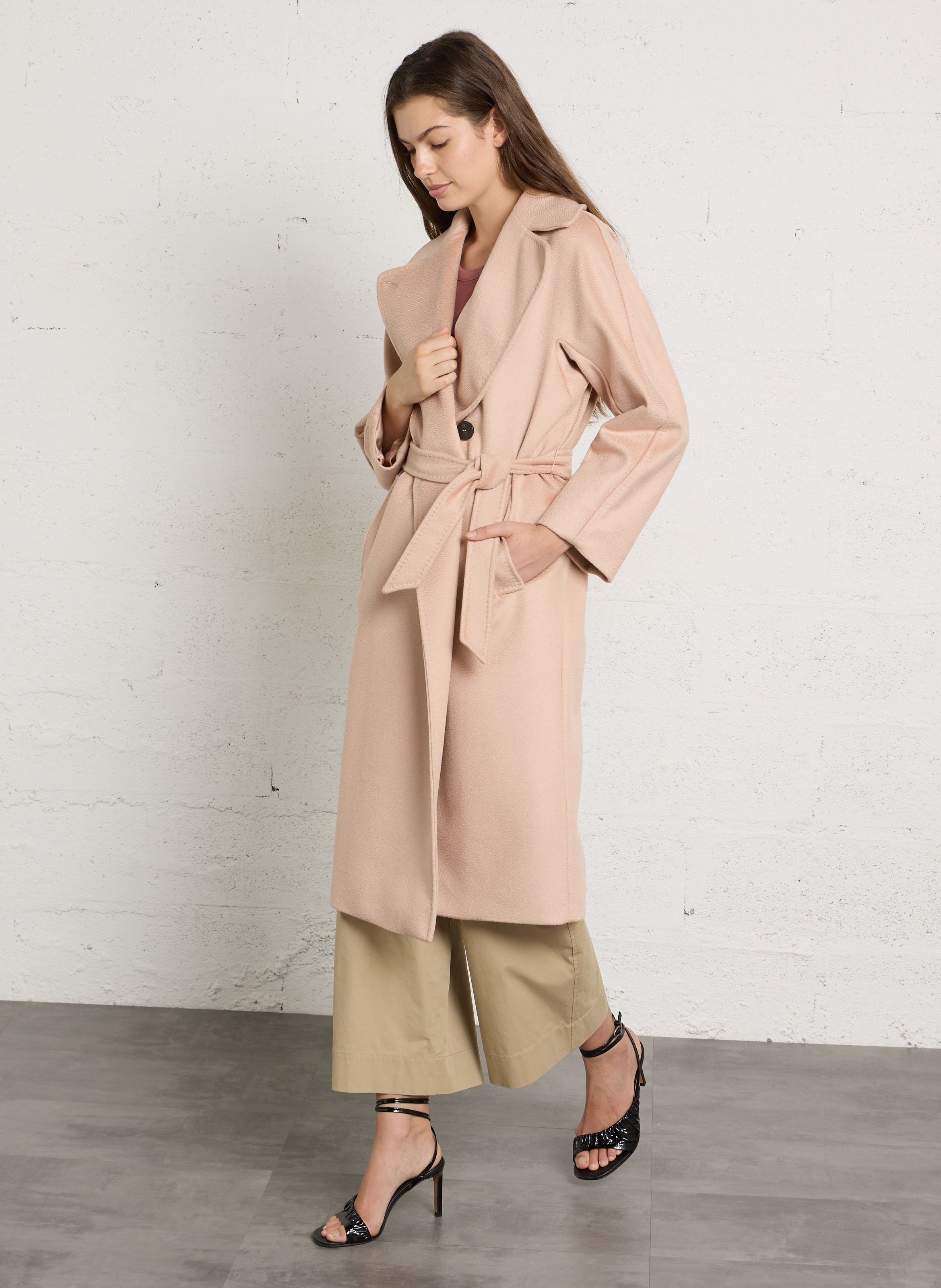 Leder-Umhängetasche mit Umschlag - Look 1