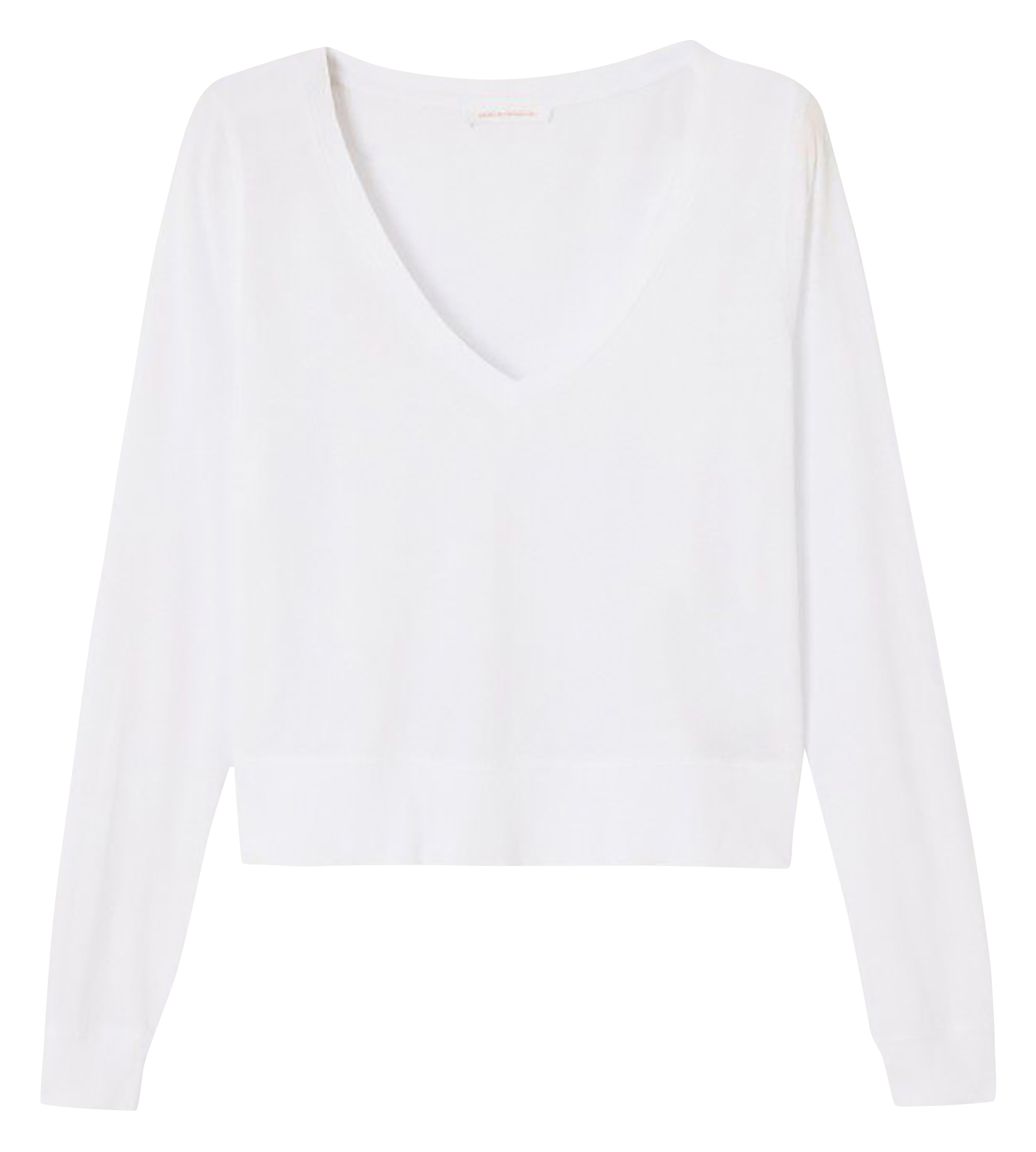 T-shirt manches longues en coton AMERICAN VINTAGE Blanc