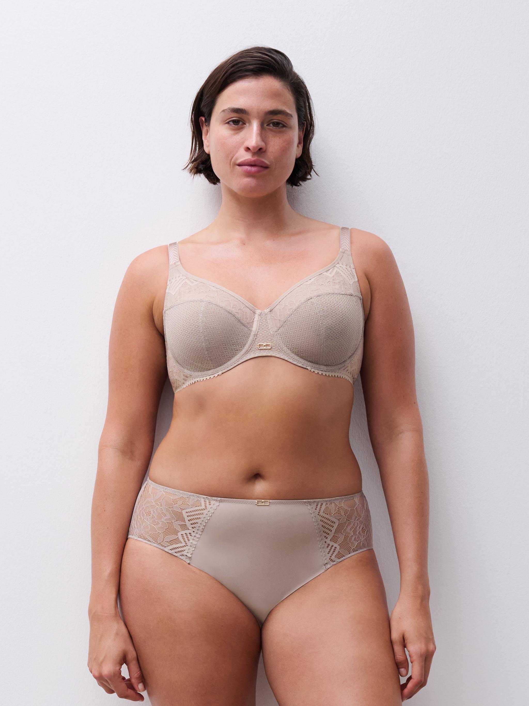 Full-cup bra CHANTELLE Brown