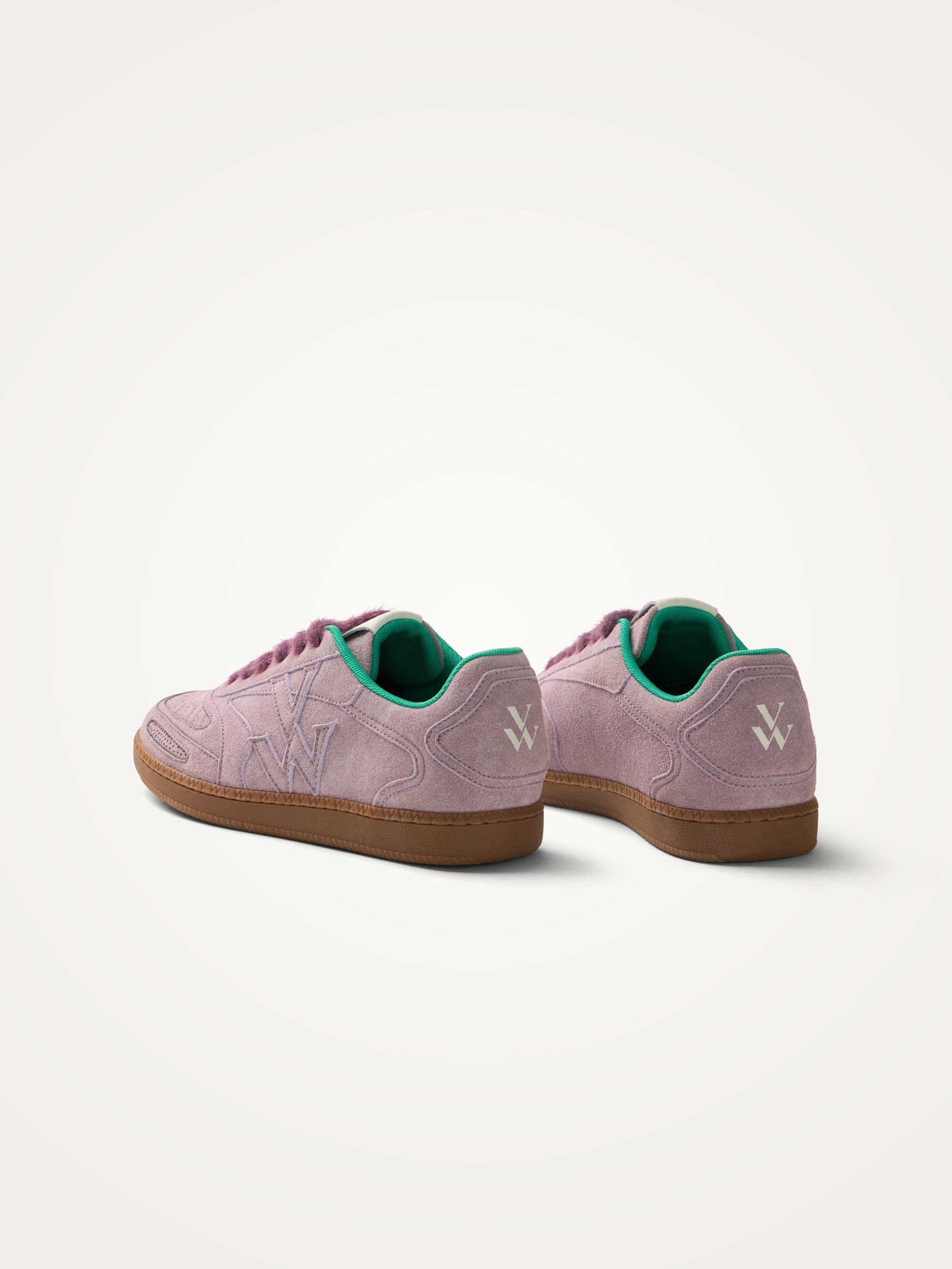 Sneakers with monogram on retro sole | Purple VANESSA WU Women
