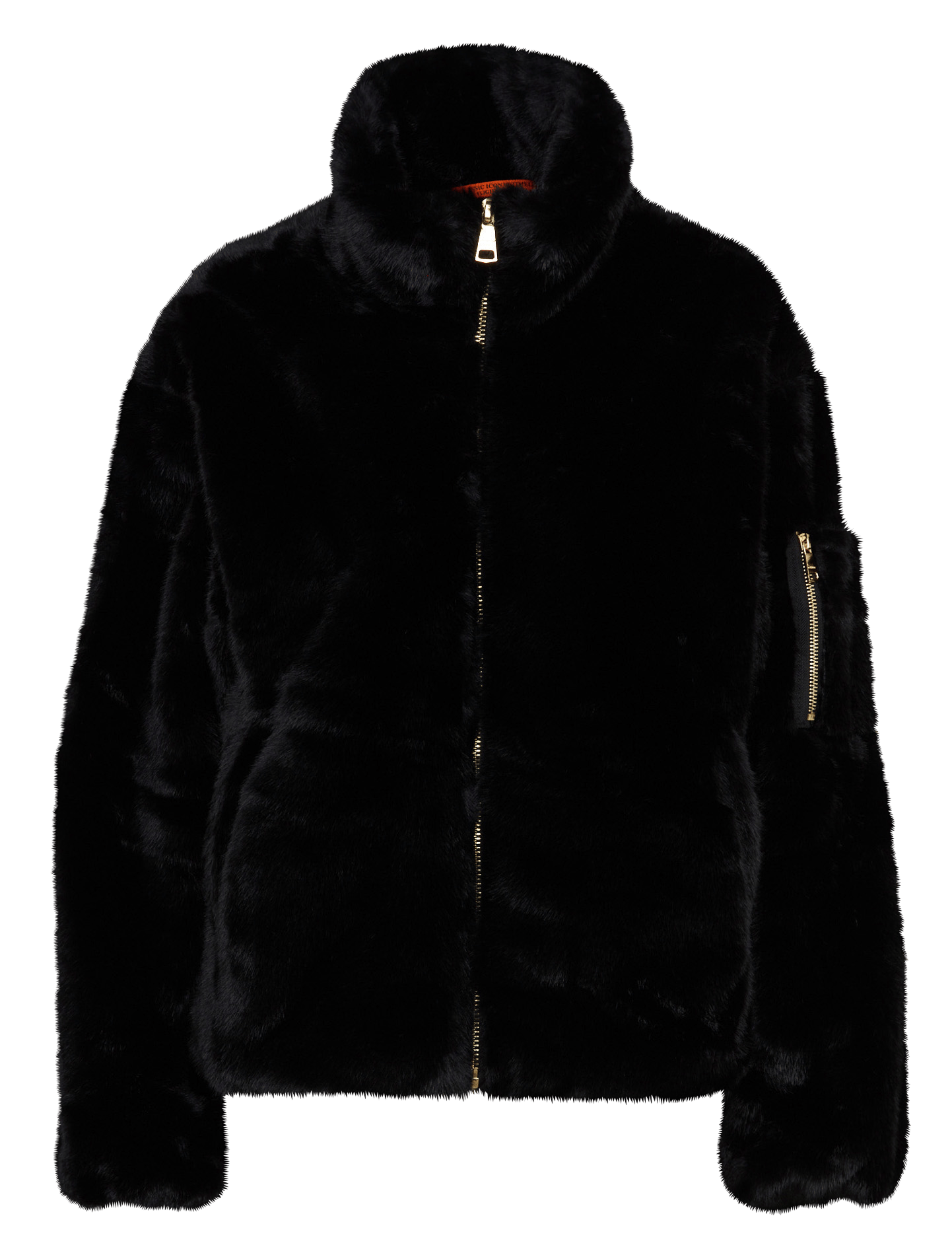 Veste à col montant effet fourrure BOMBERS ORIGINAL