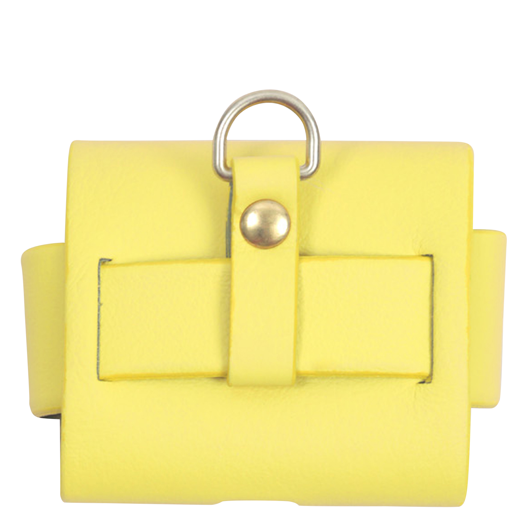 Etui pour AirPods en cuir  LOUVINI PARIS Jaune