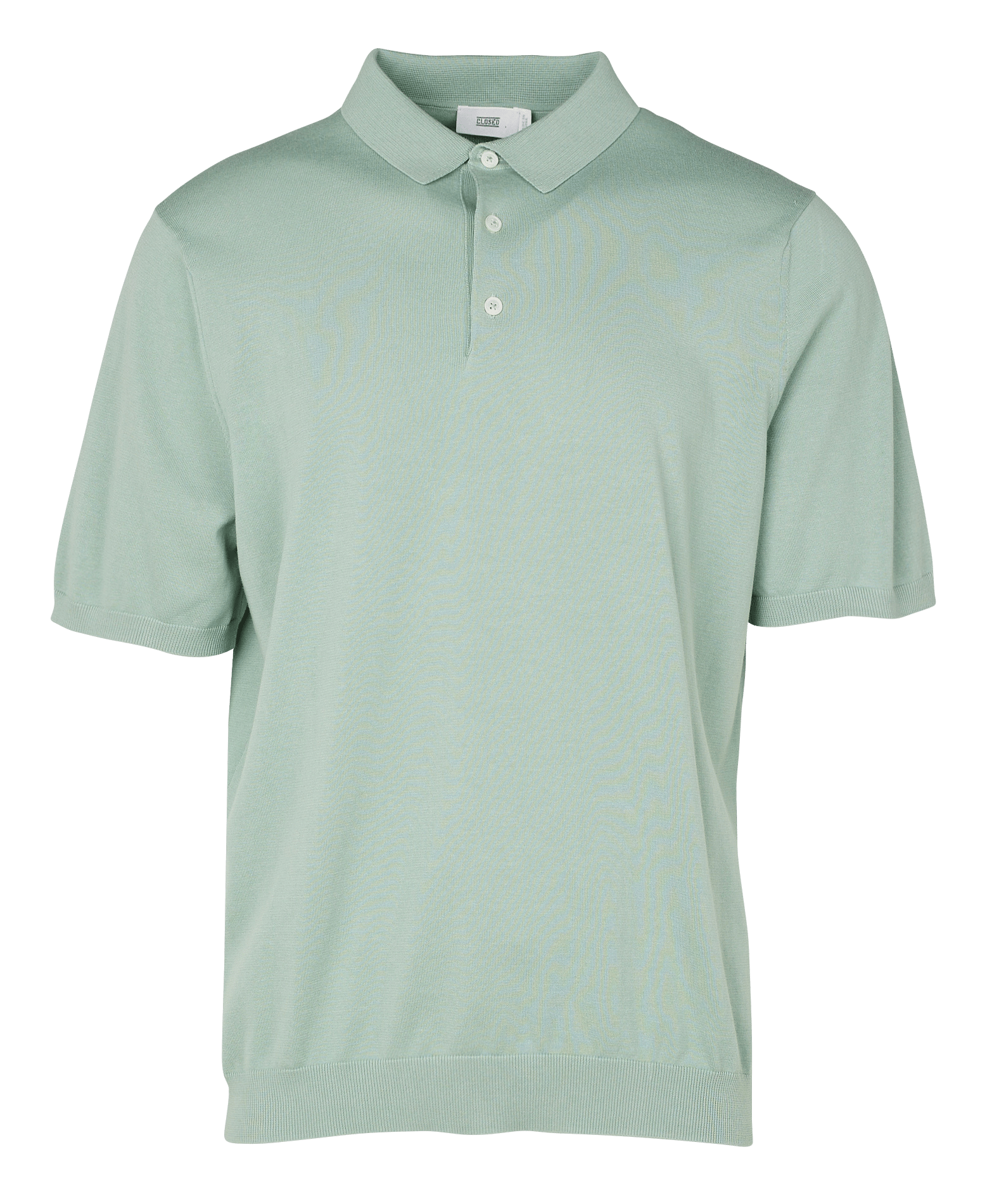 Polo regular fit de algodón AzulCLOSED