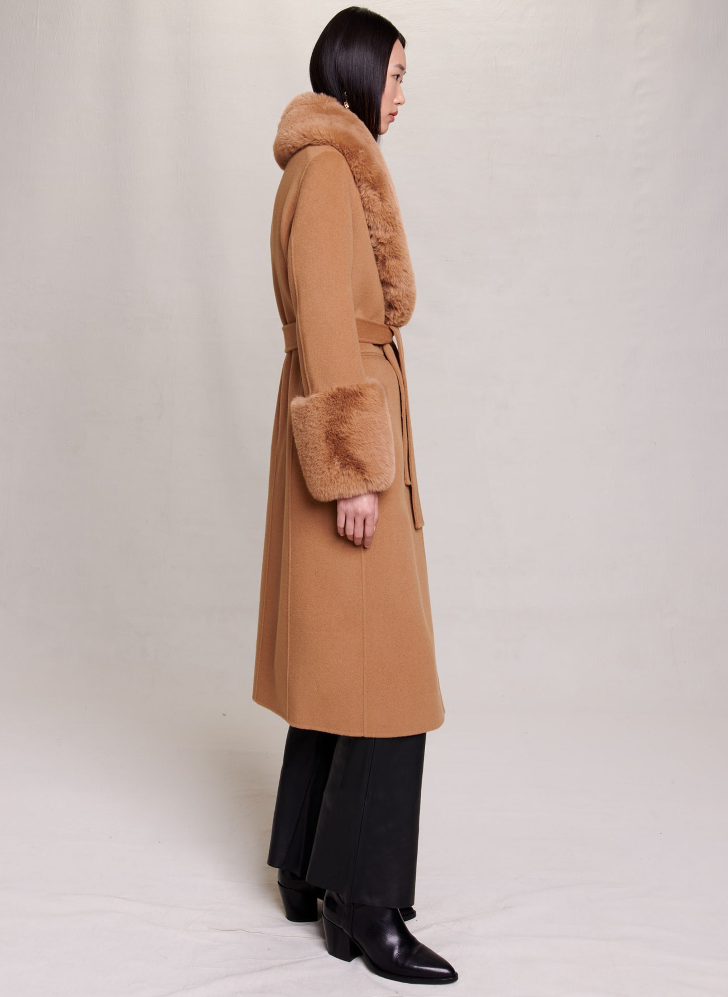 Maje wool cheap blend coat