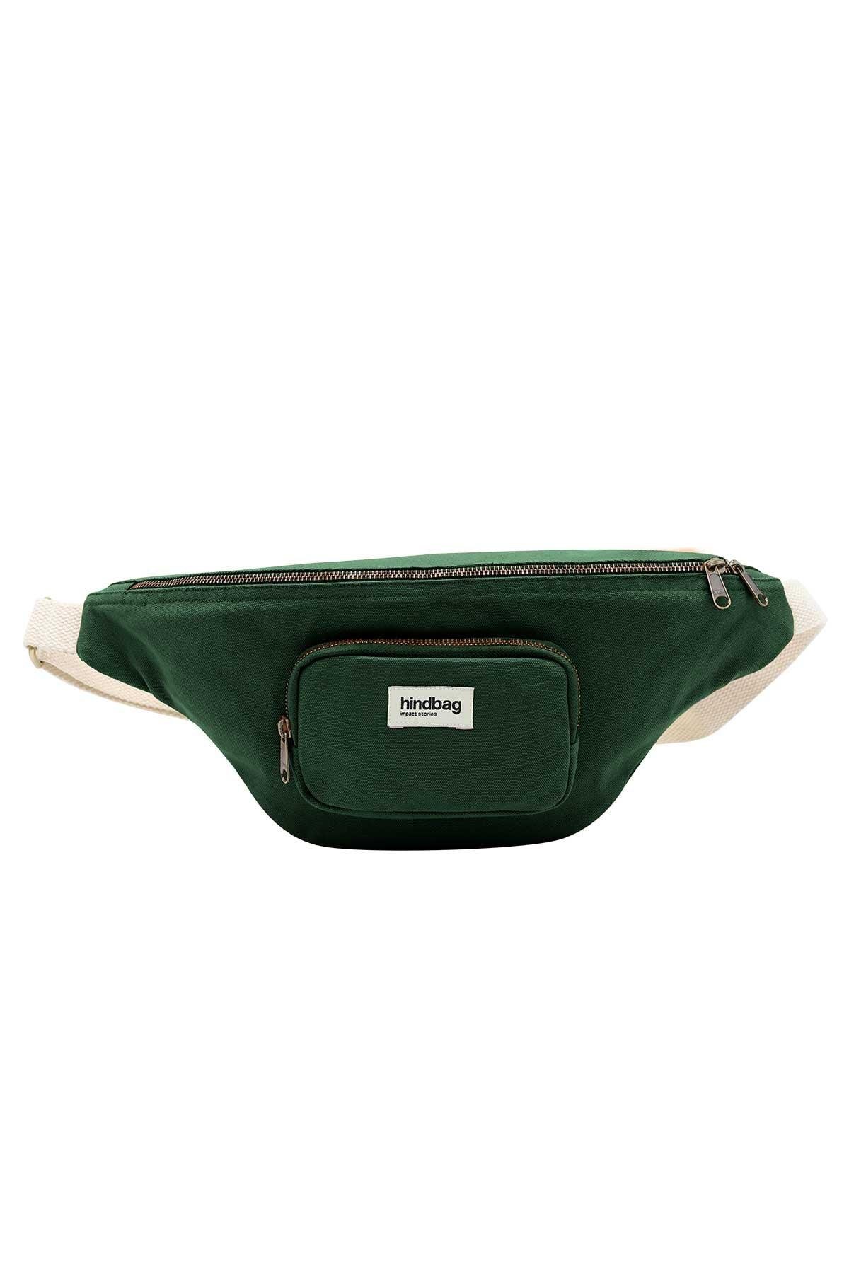 Cotton waist bag HINDBAG Green