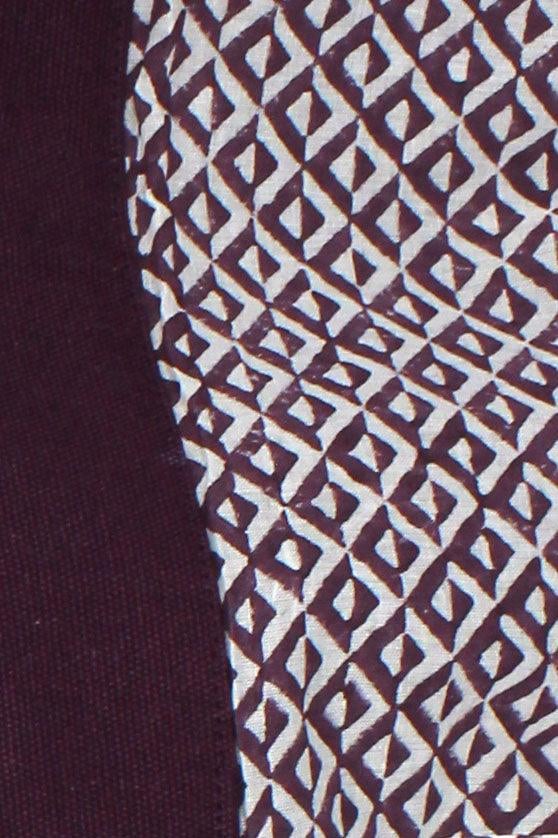 Computer sleeve in recycled wool with shock-absorbent foam Purple