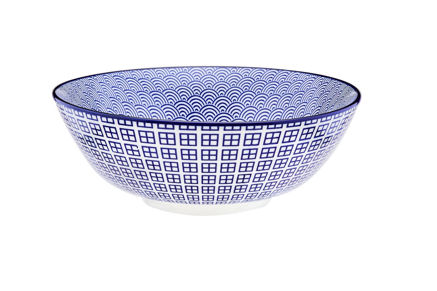 Bowl pattern ø21cm - 6 pieces - color BJORN Blue