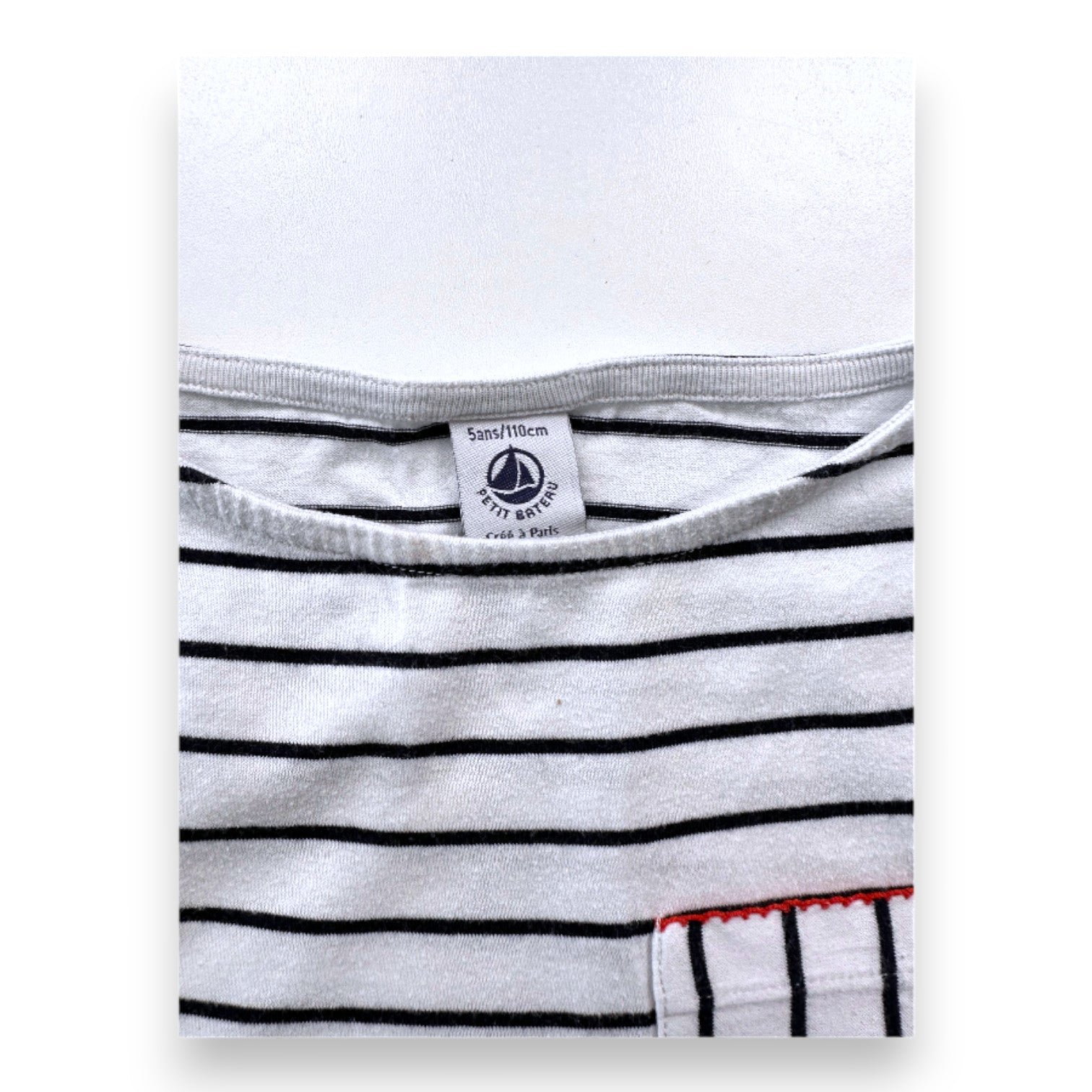 White Kids T-shirt - 5 years PETIT BATEAU - Seconde Main White