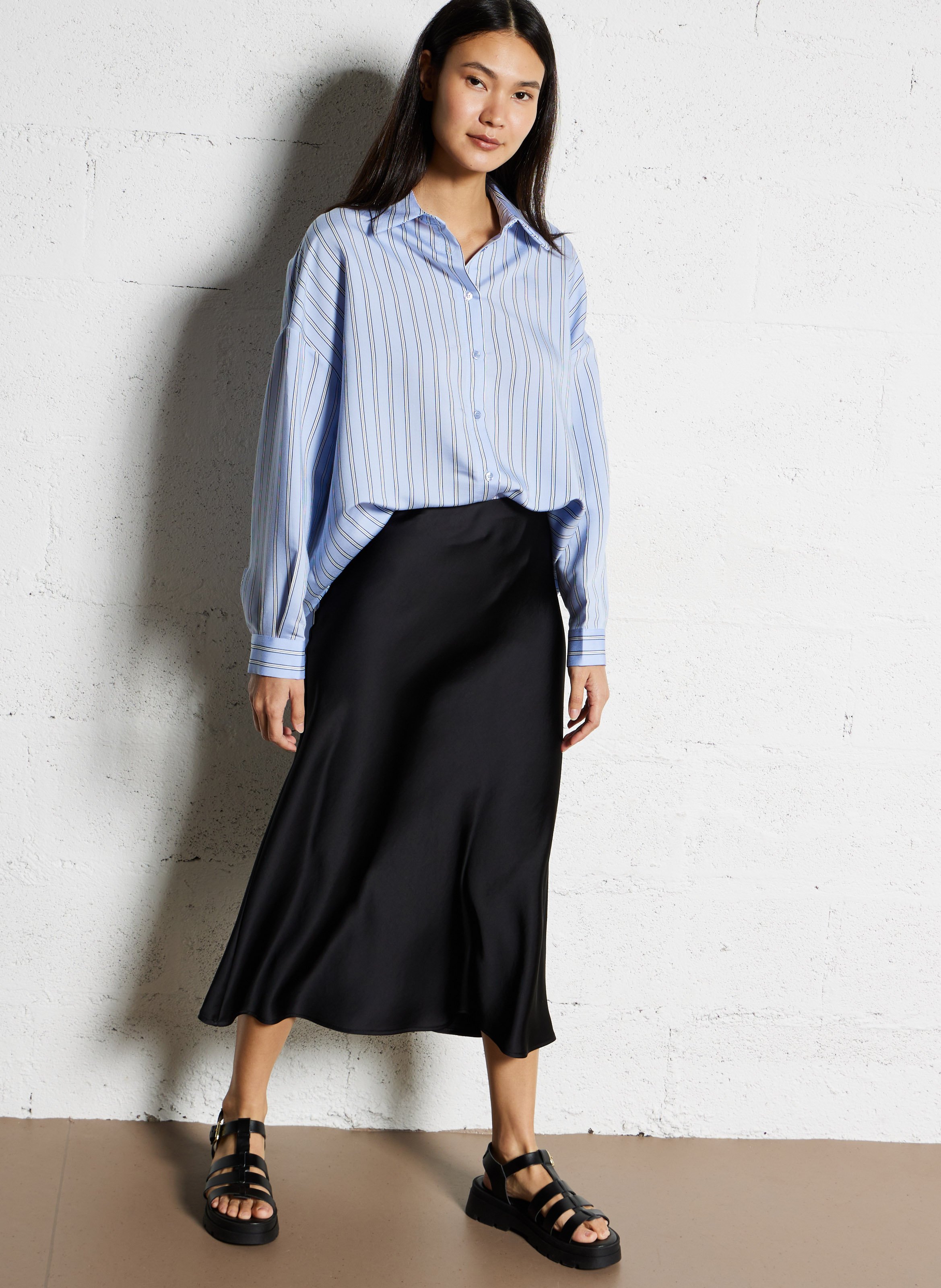 Hoge sandalen met vierkante hak - Look 1