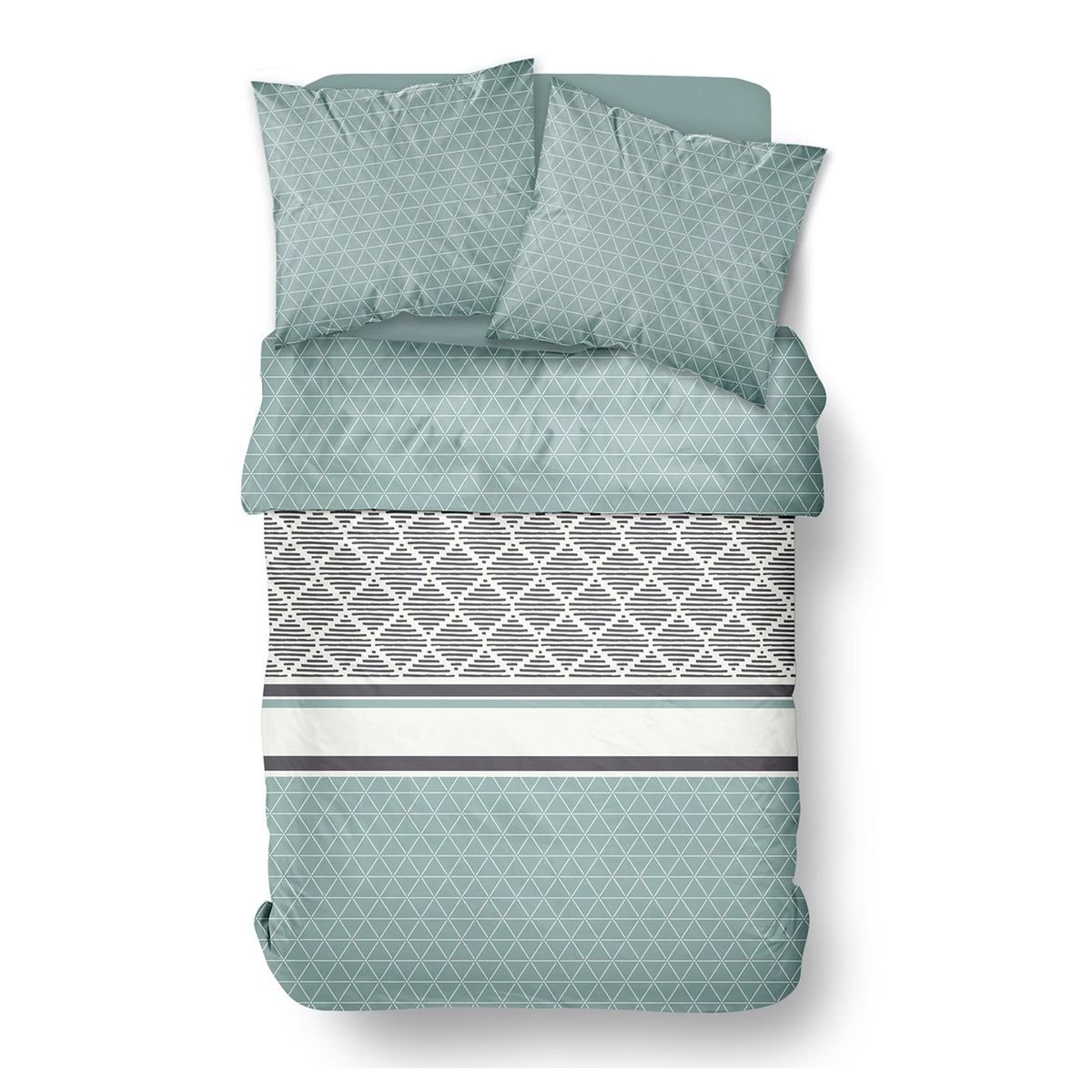 Printed bedding set TODAY LINGE DE MAISON Grey