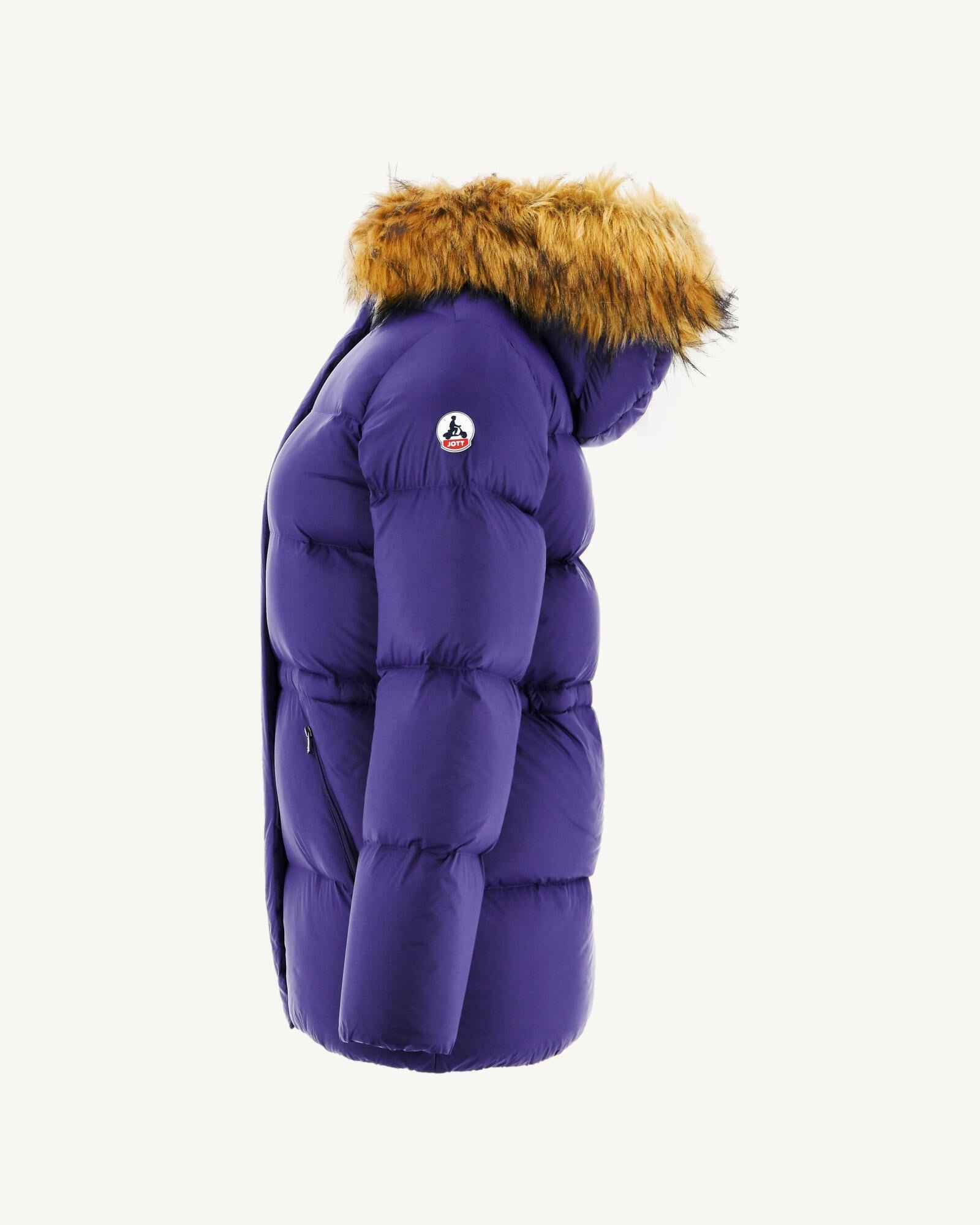 Luxury 2.0 Hooded Puffer Jacket for Extreme Cold JOTT Blue