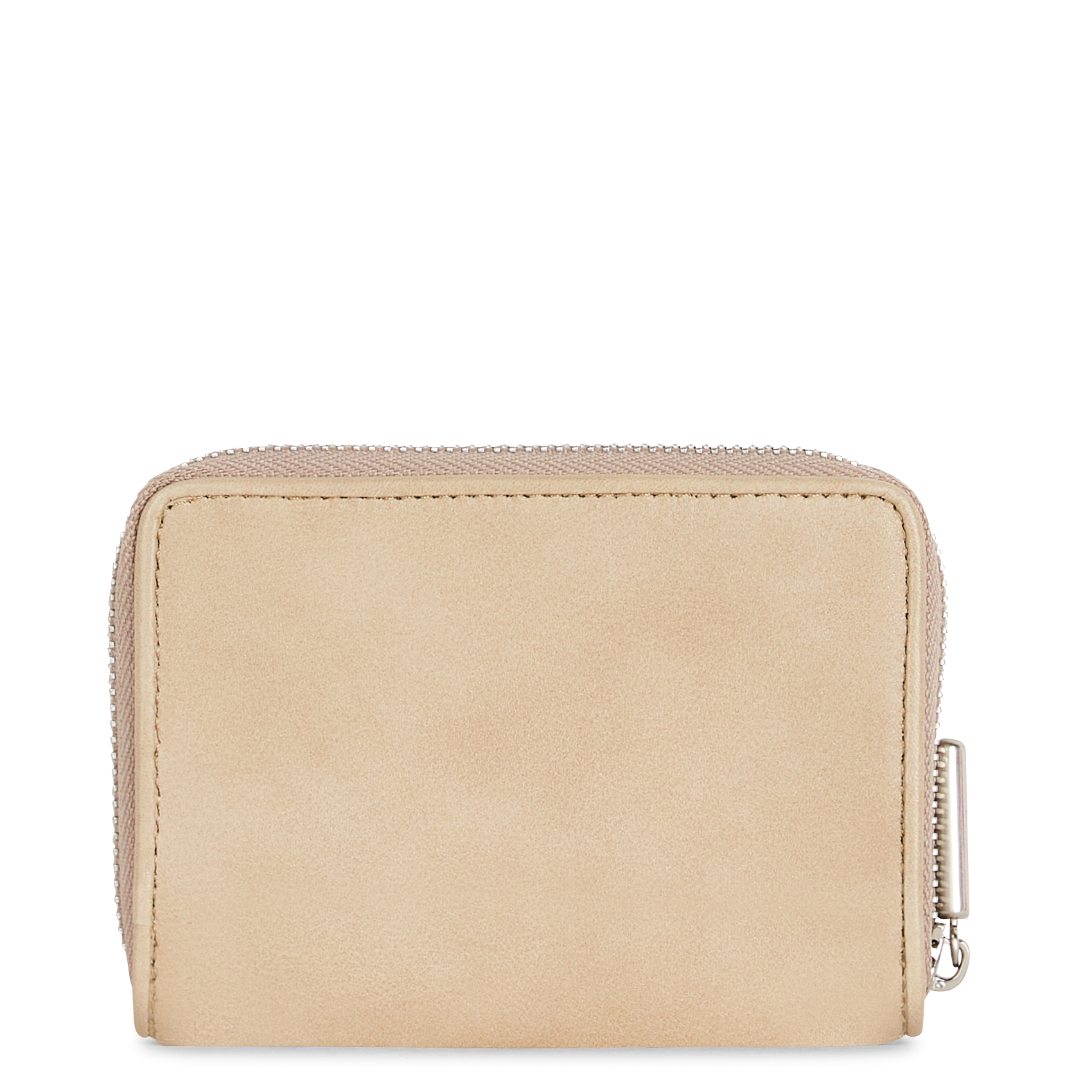 Kleine, leren portemonnee MILA LOUISE Beige