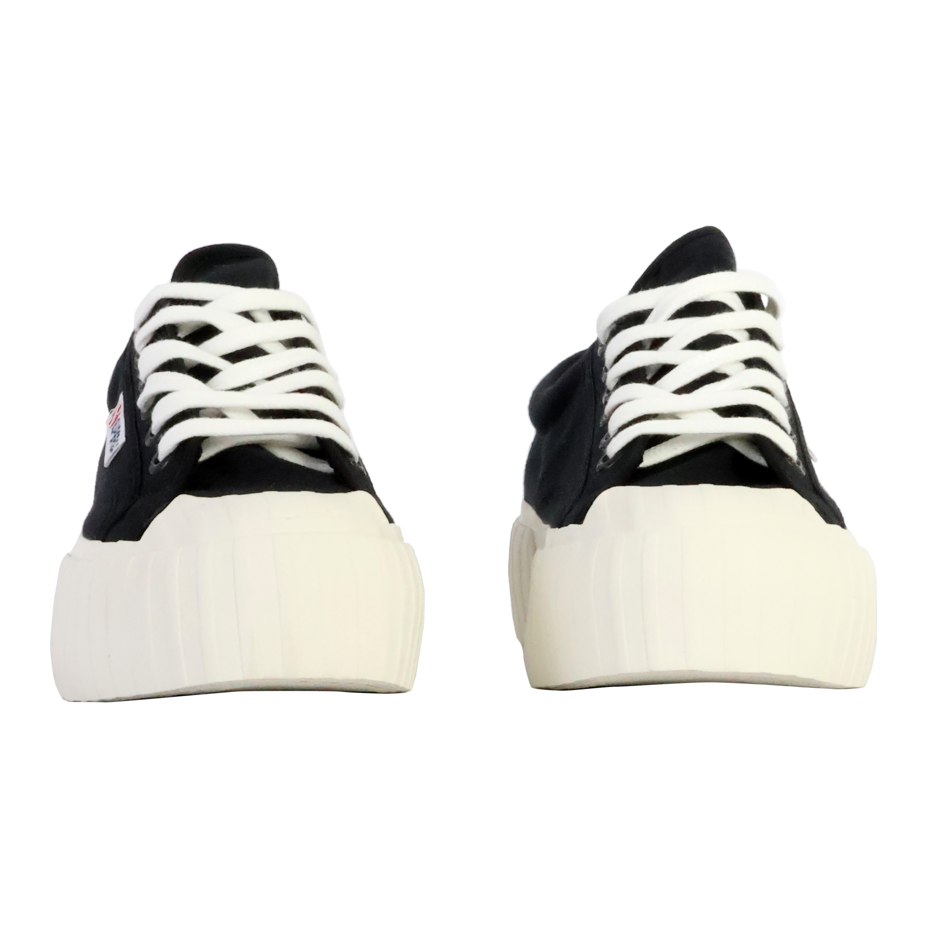 Superga 2631 Stripe Platform Lace-Up Sneakers SUPERGA White