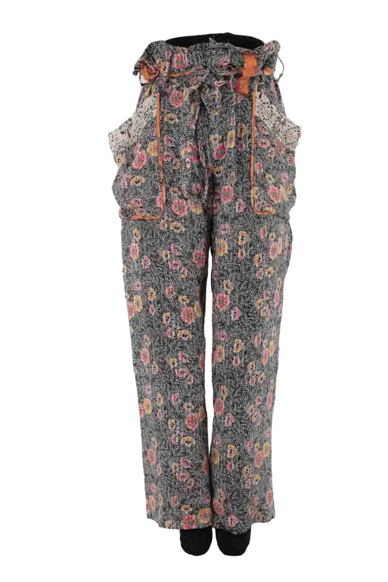 Silk trousers ISABEL MARANT - Seconde Main Black