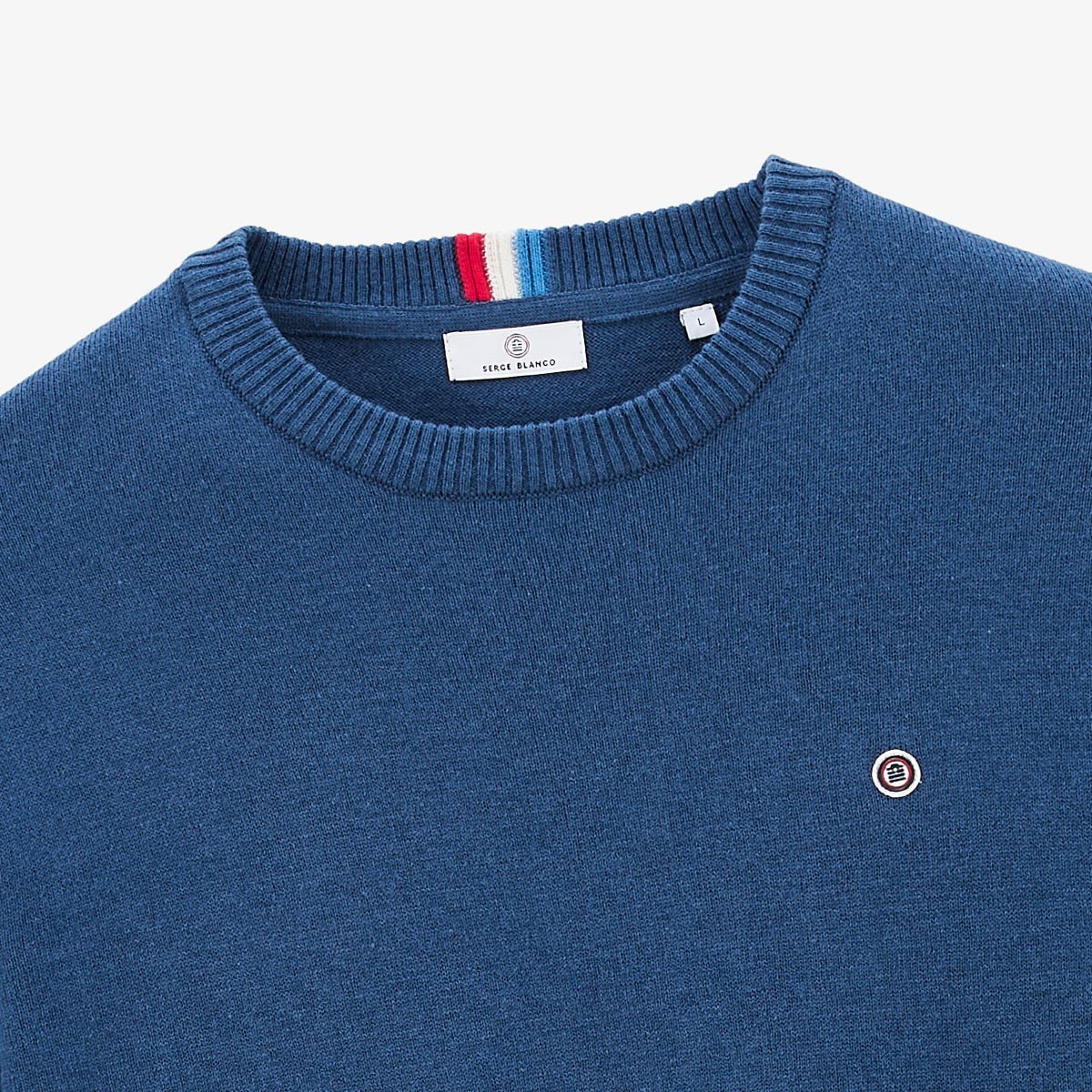 High-neck sweater SERGE BLANCO Blue