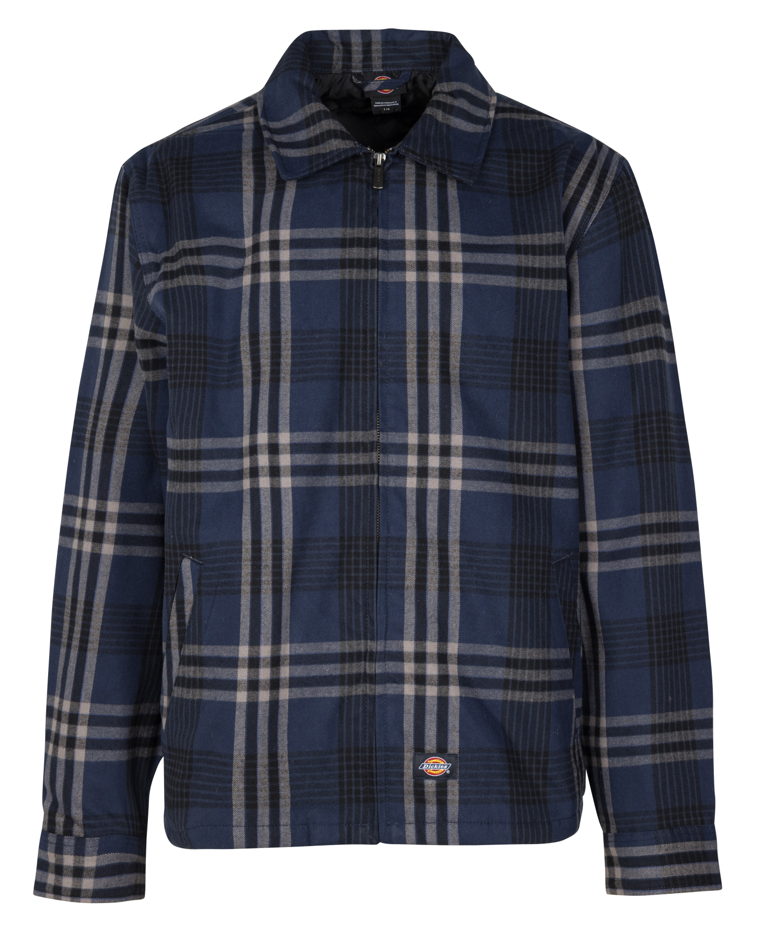 Jas van katoenmix met klassieke kraag DICKIES Blauw