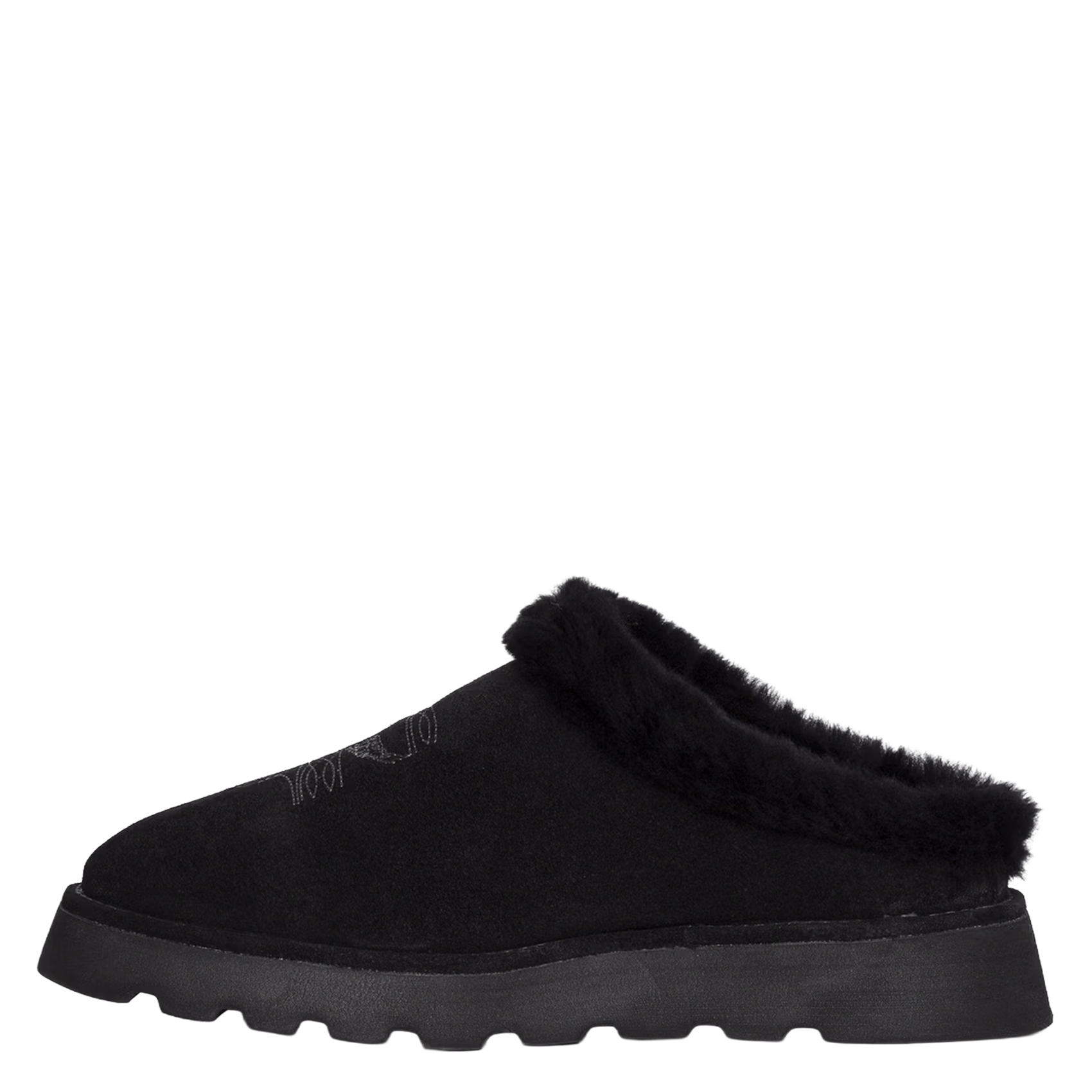 Mules suède et shearling ZADIG&VOLTAIRE Noir