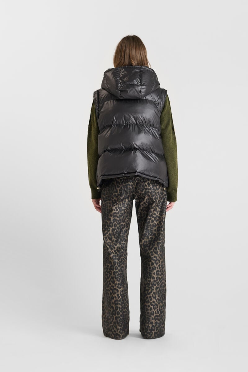 Brookvale Hoody padded jacket LE TEMPS DES CERISES Black