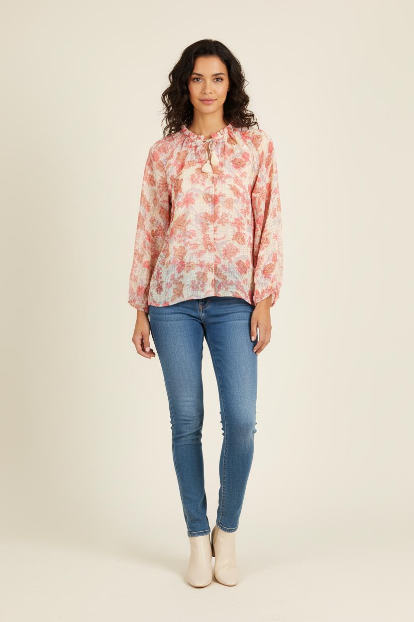 Blouse LOUISE MISHA - Seconde Main Pink