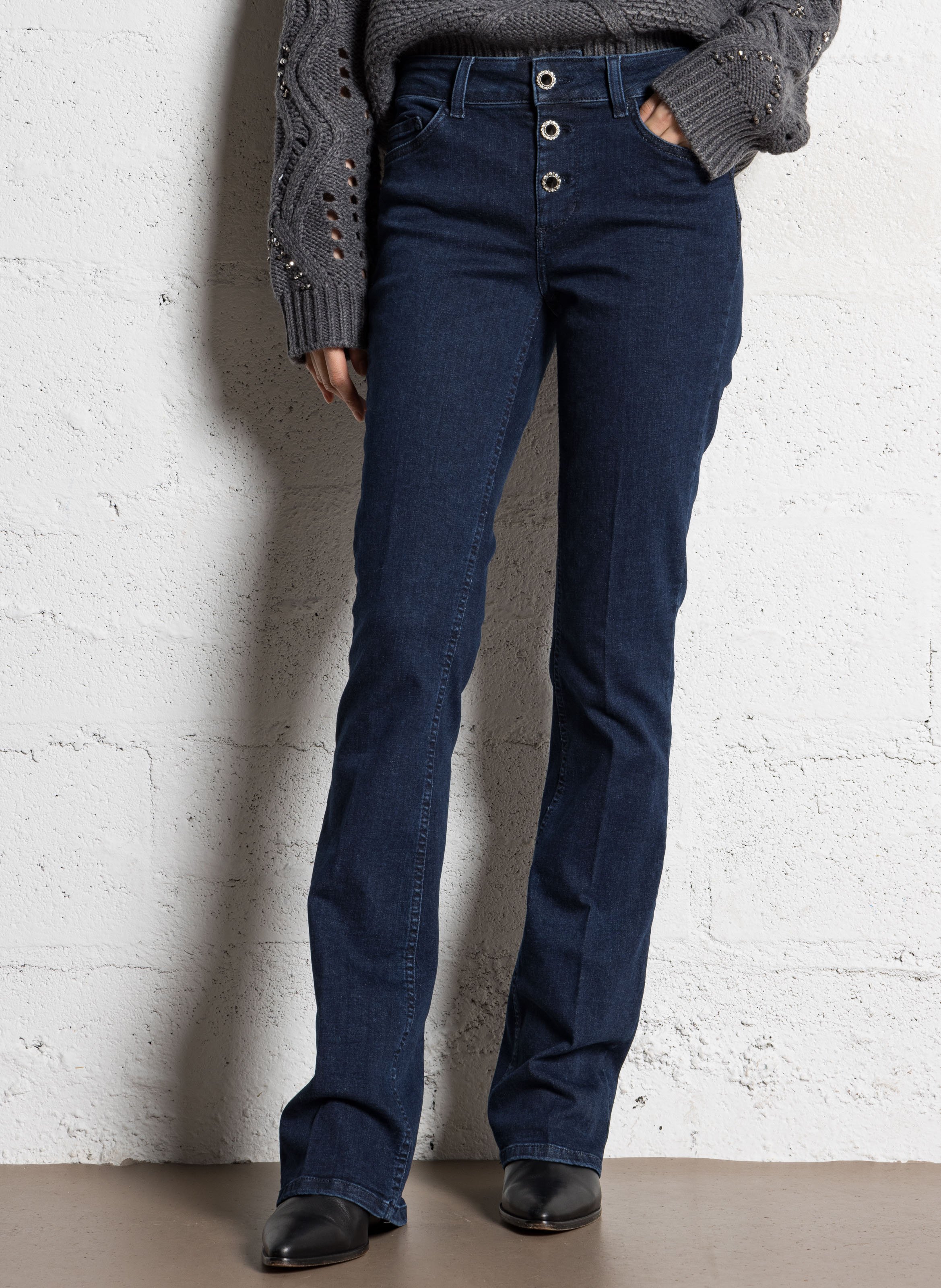 Bootcut Jeans aus Baumwoll-Mix LIU JO