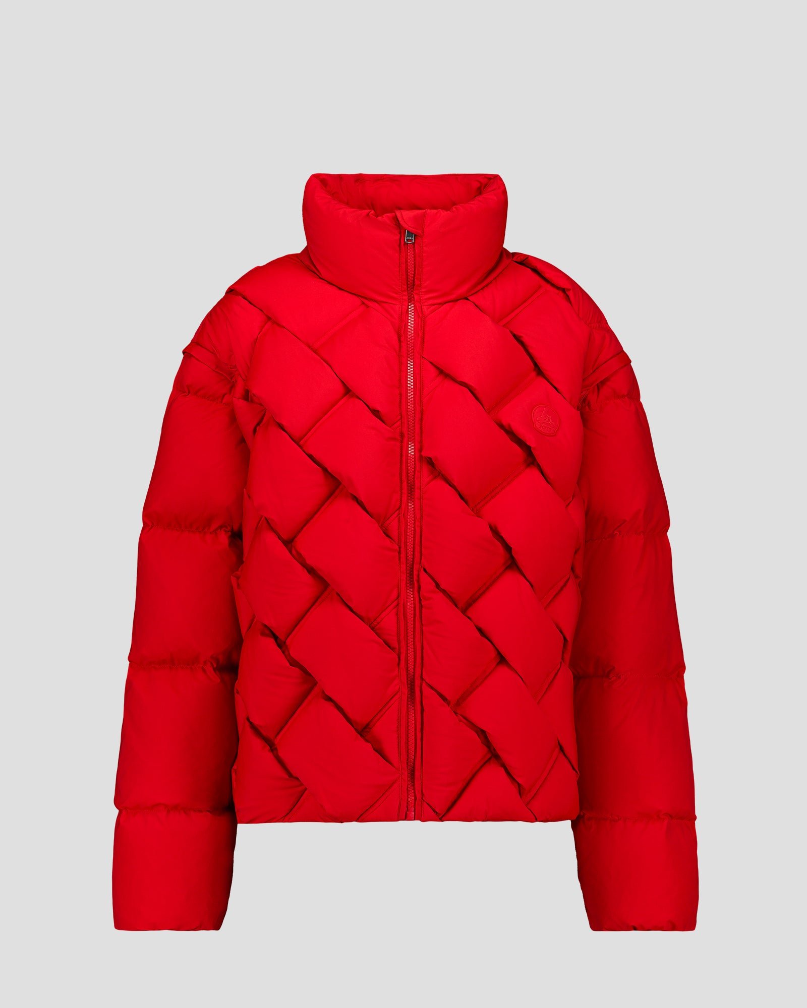Alya quilted puffer cold weather jacket JOTT Red